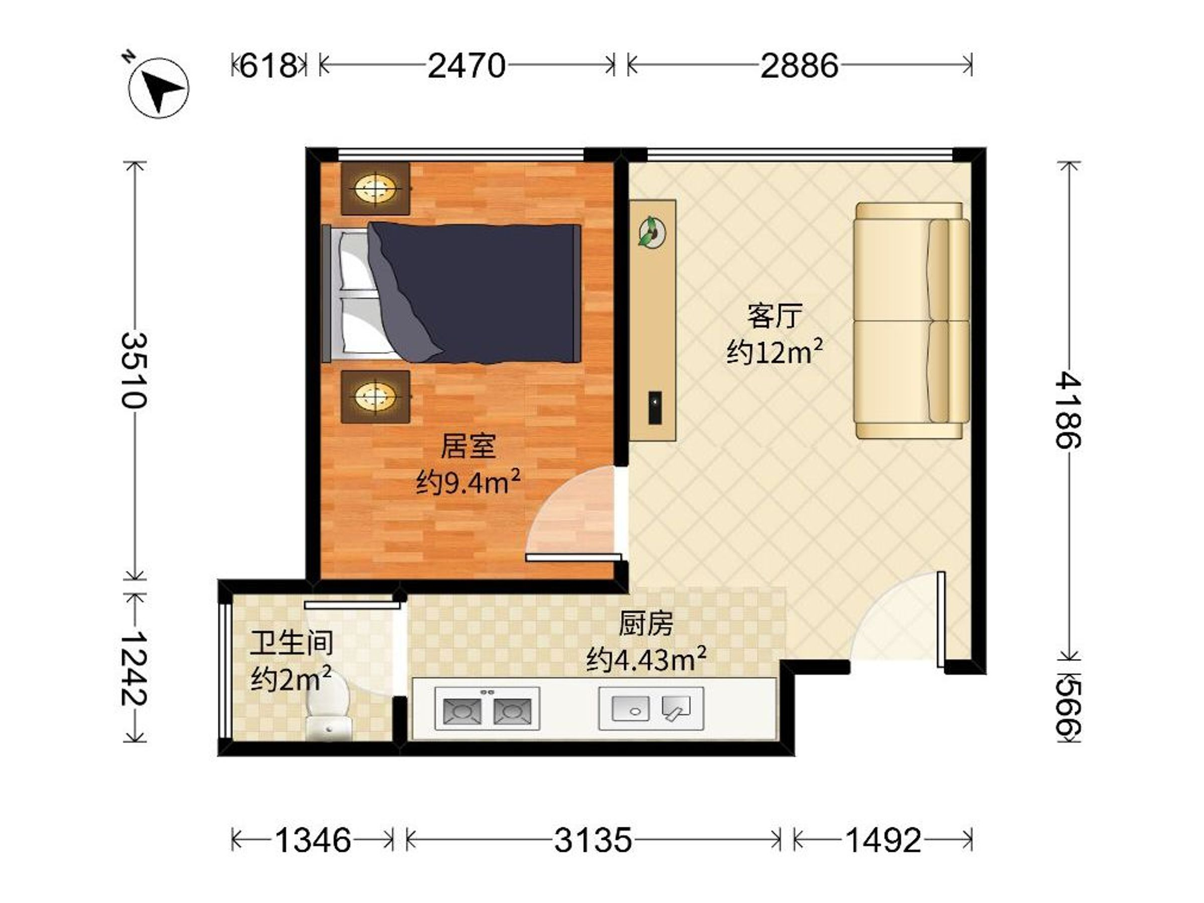 新地中央花园户型图