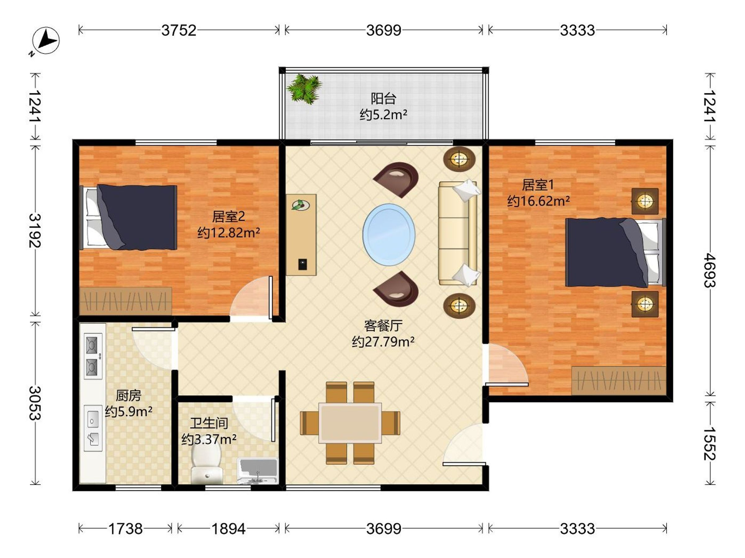 燃气综合楼户型图