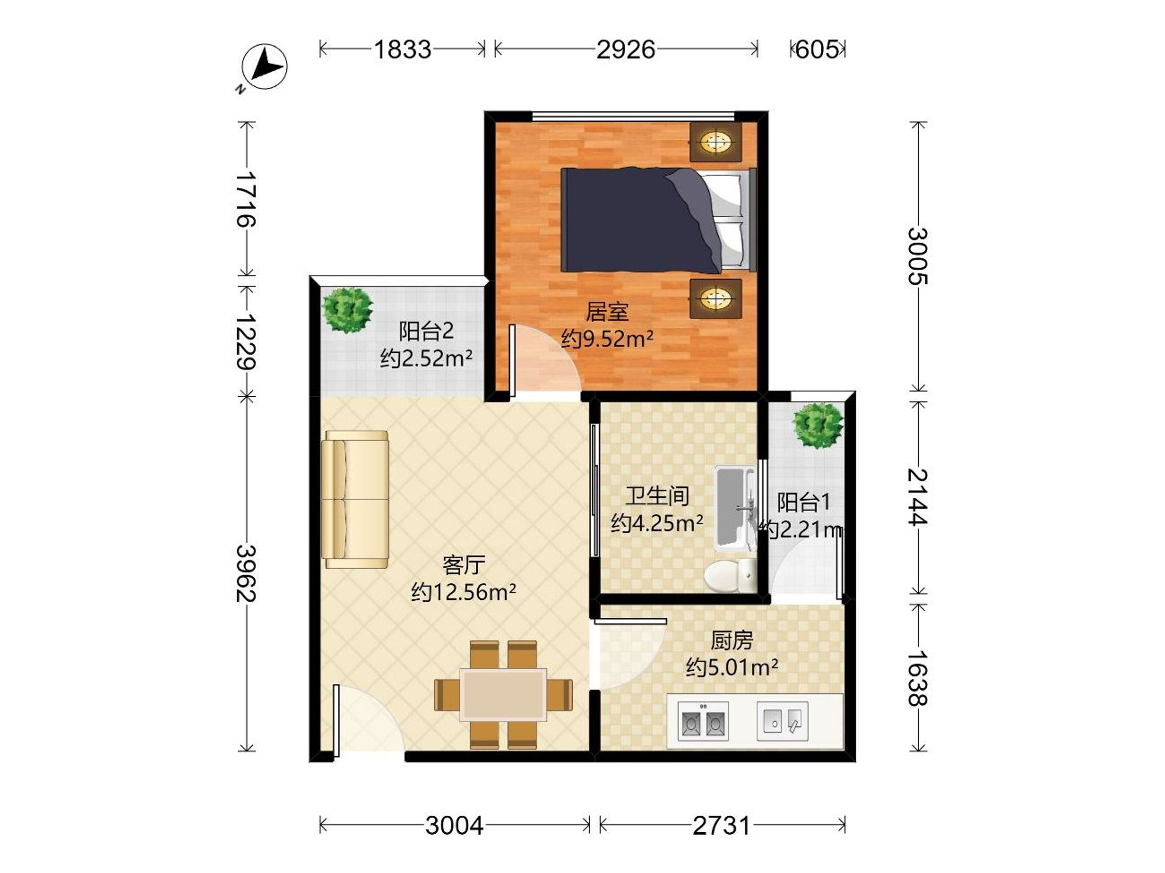 鸿翠苑户型图