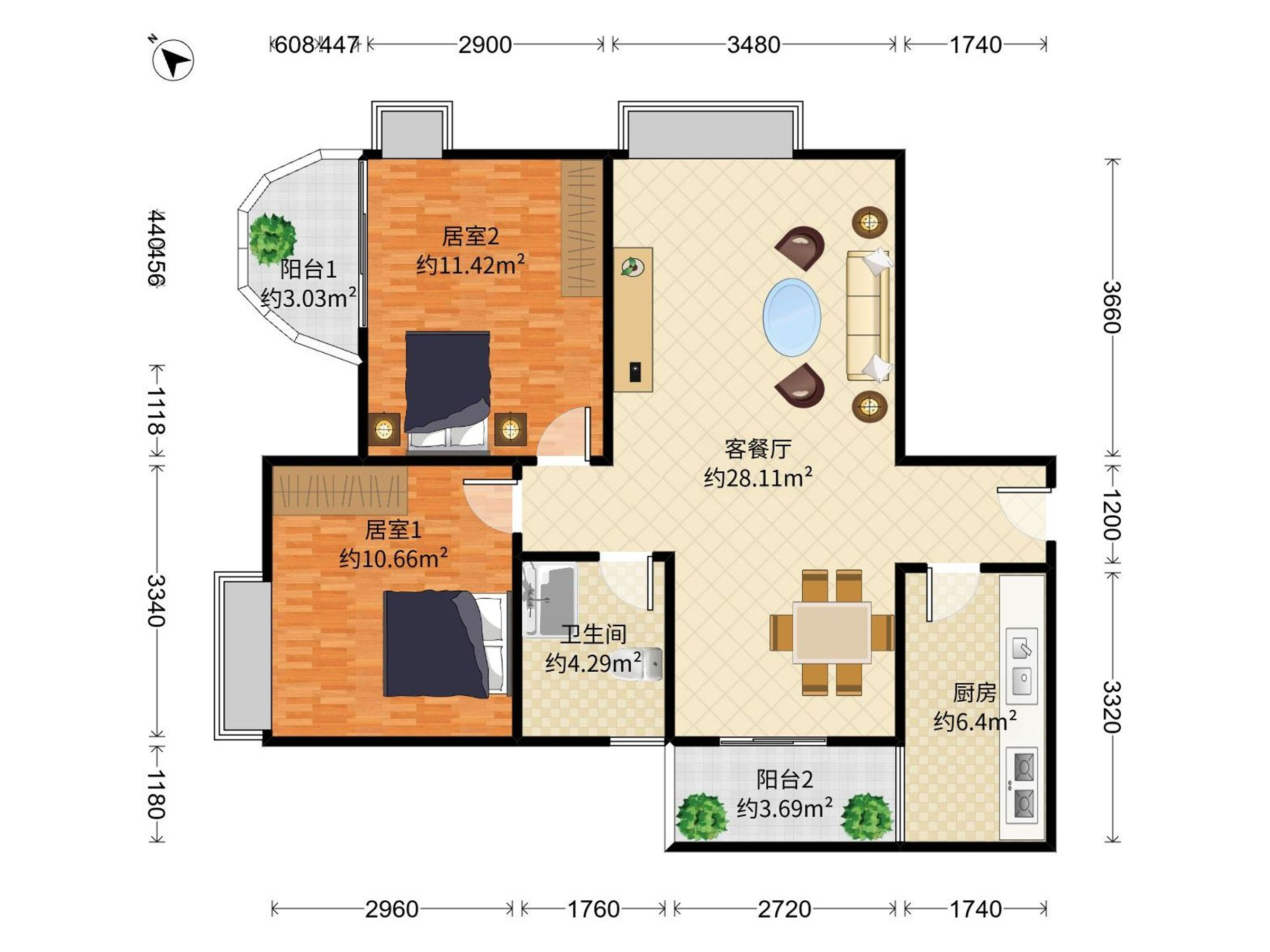 碧岭华庭户型图