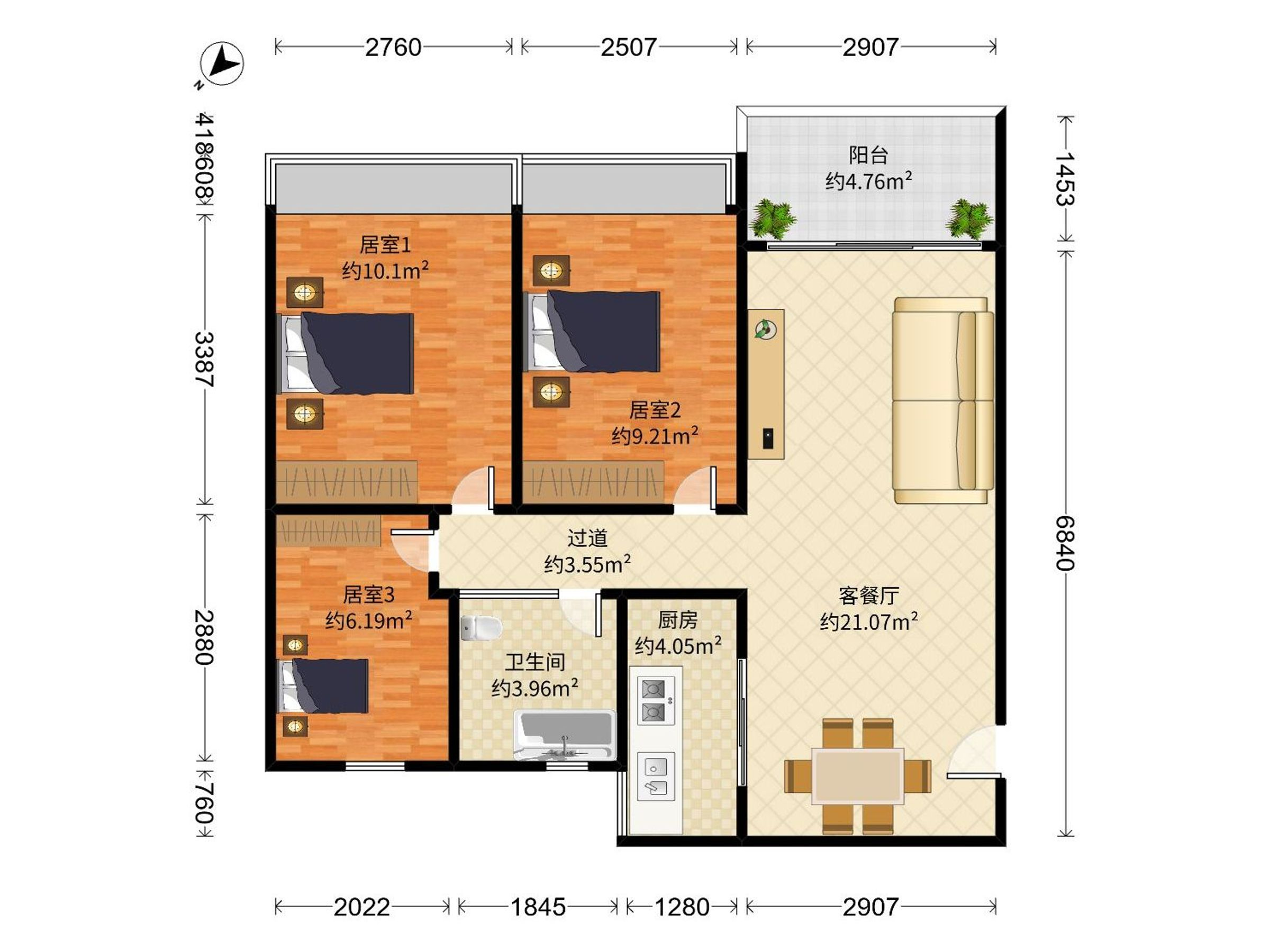 联建君钰府户型图