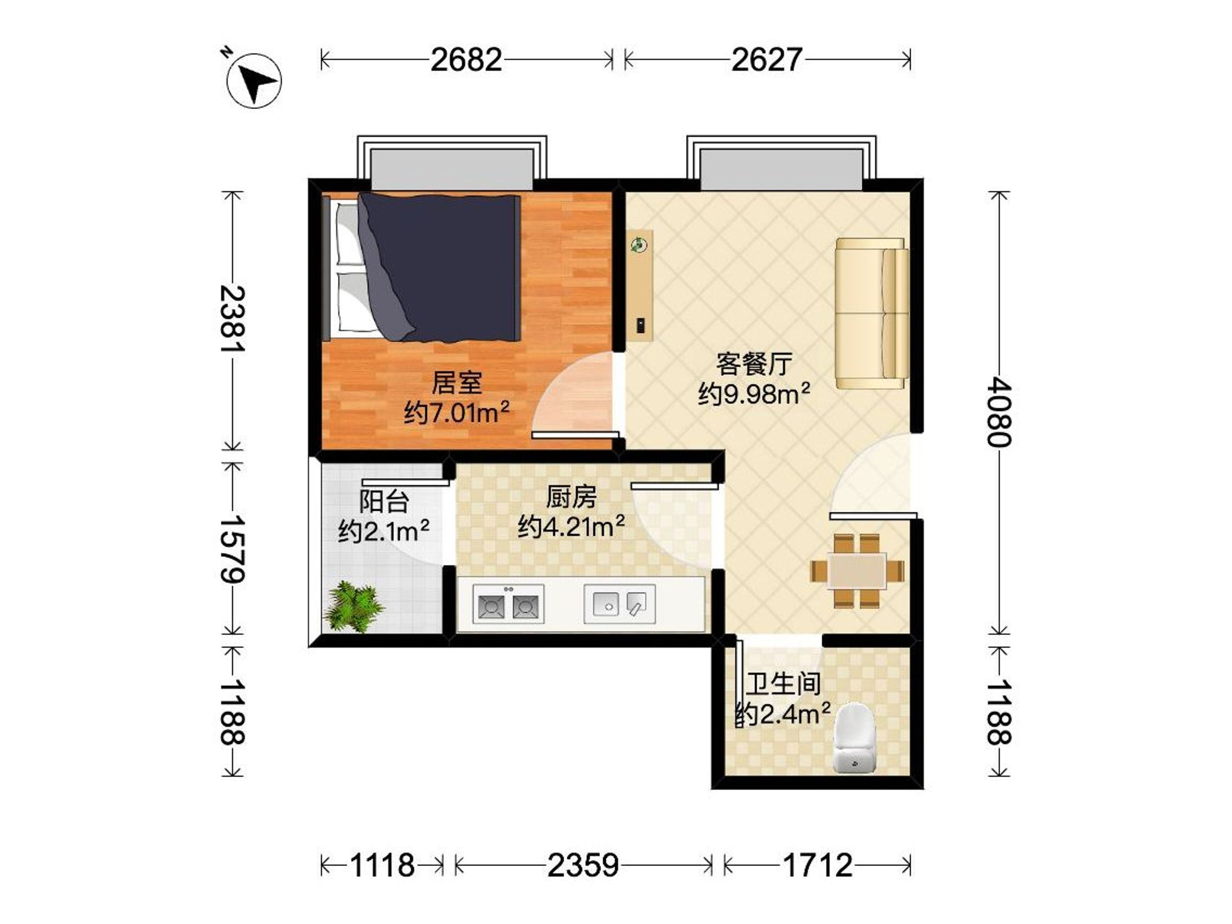 大世纪花园户型图