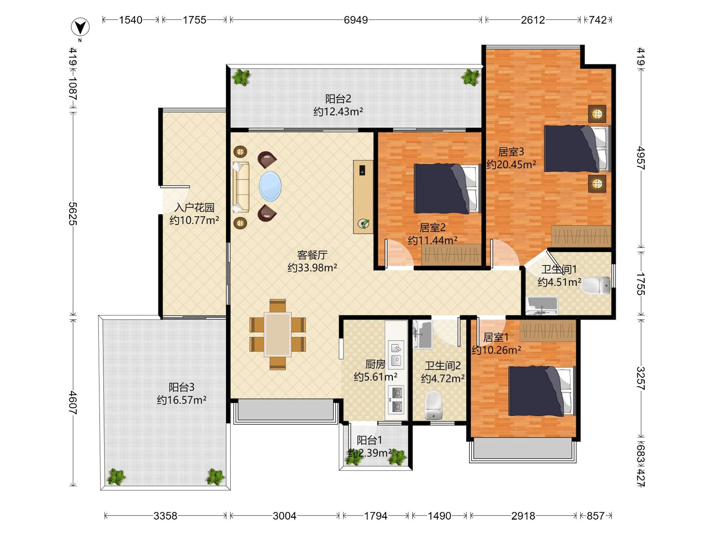 水岸新都五期户型图