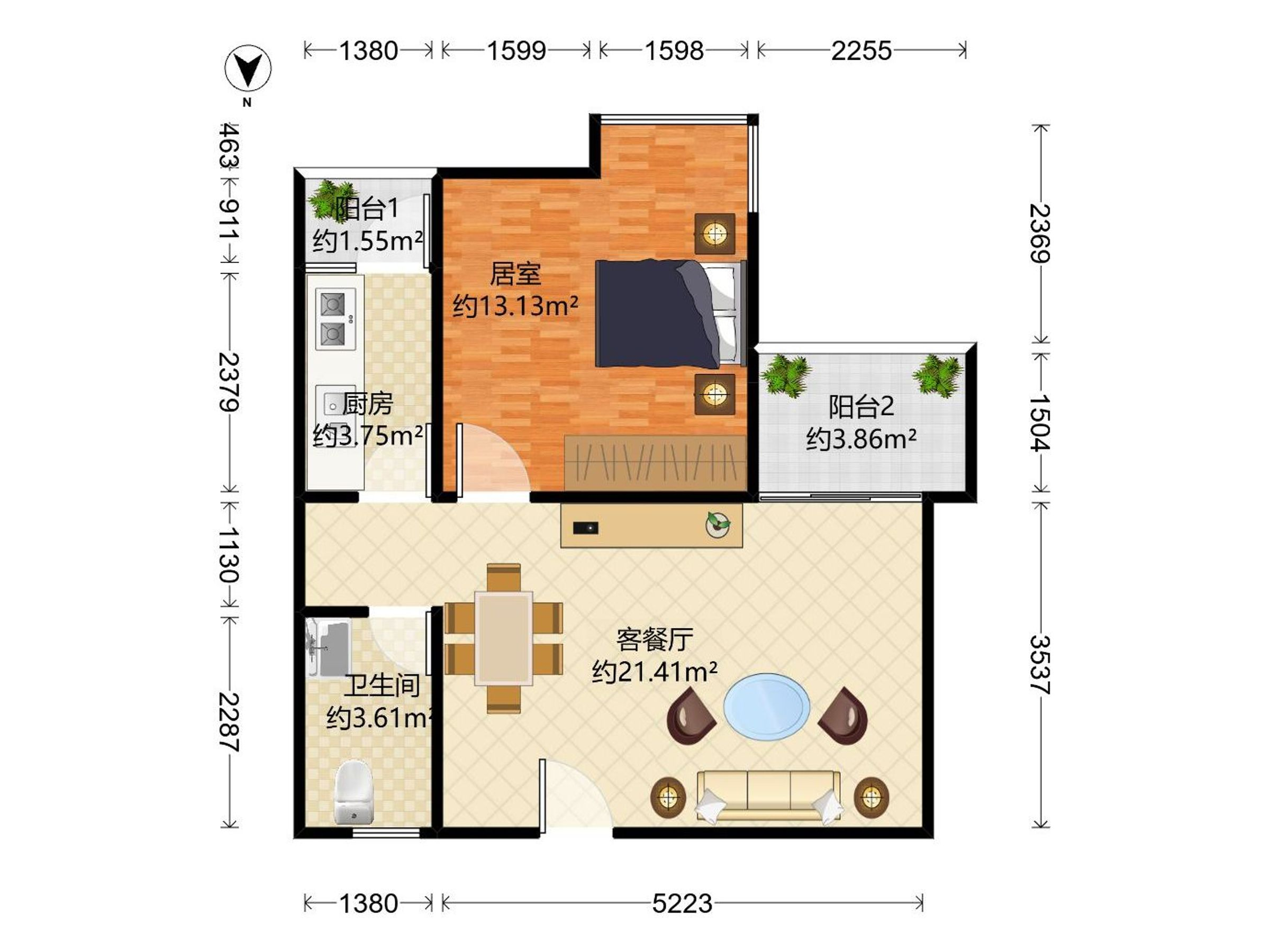 振业峦山谷花园（一期）户型图