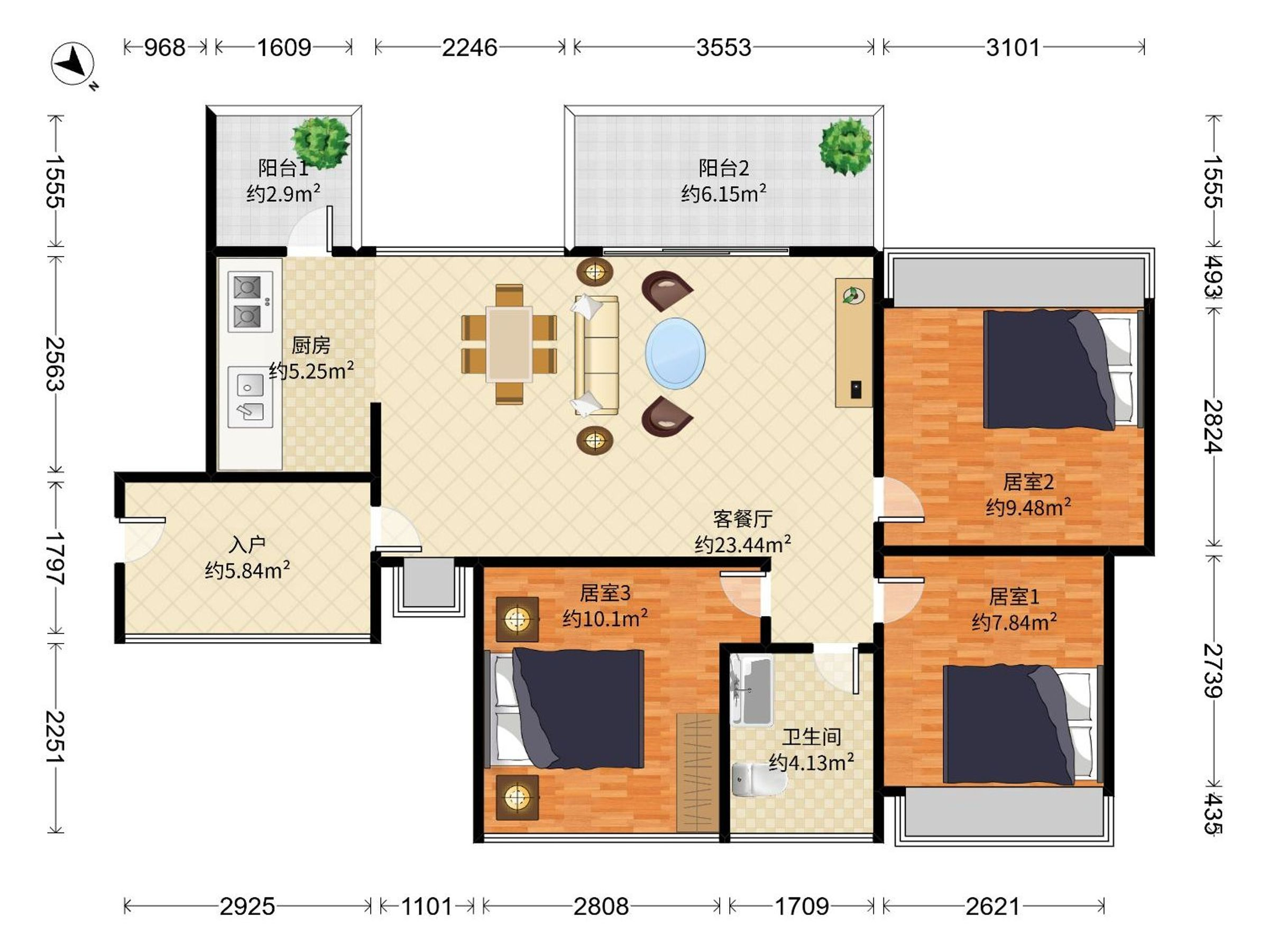 山海美域花园户型图