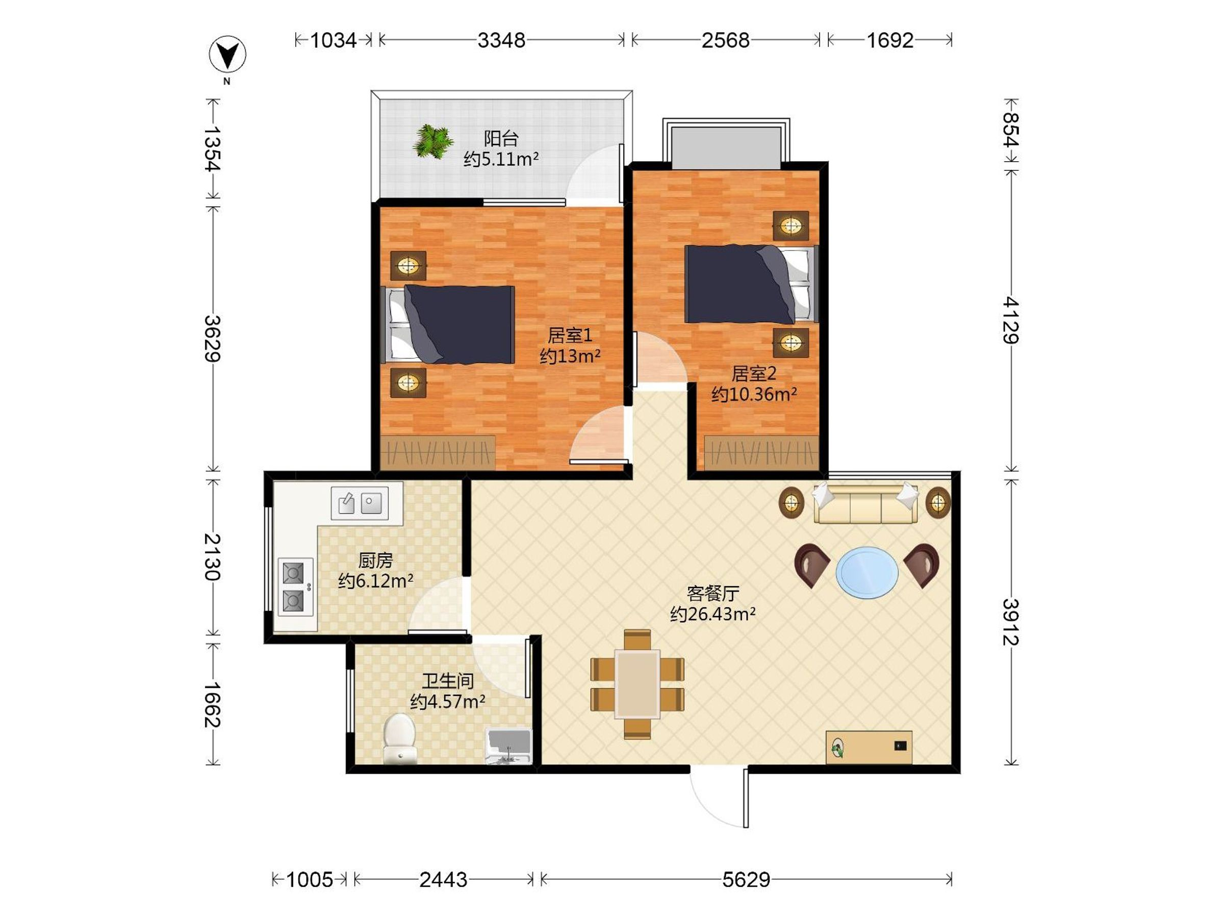 鹏湾住宅楼户型图