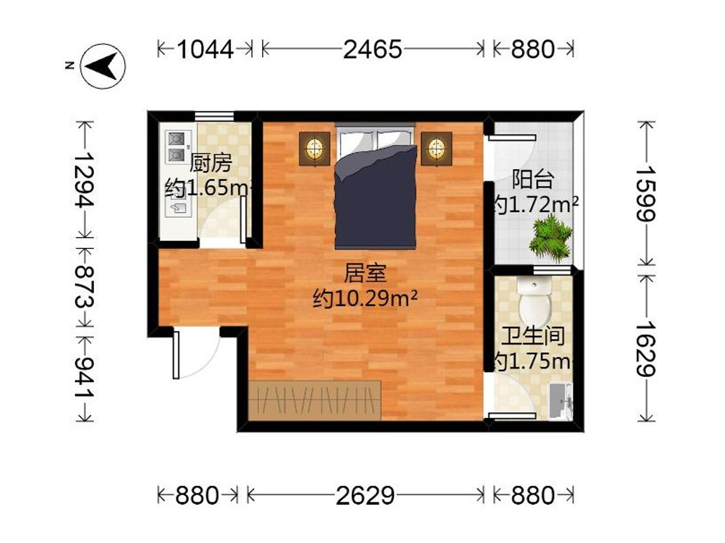 旭飞华天苑户型图