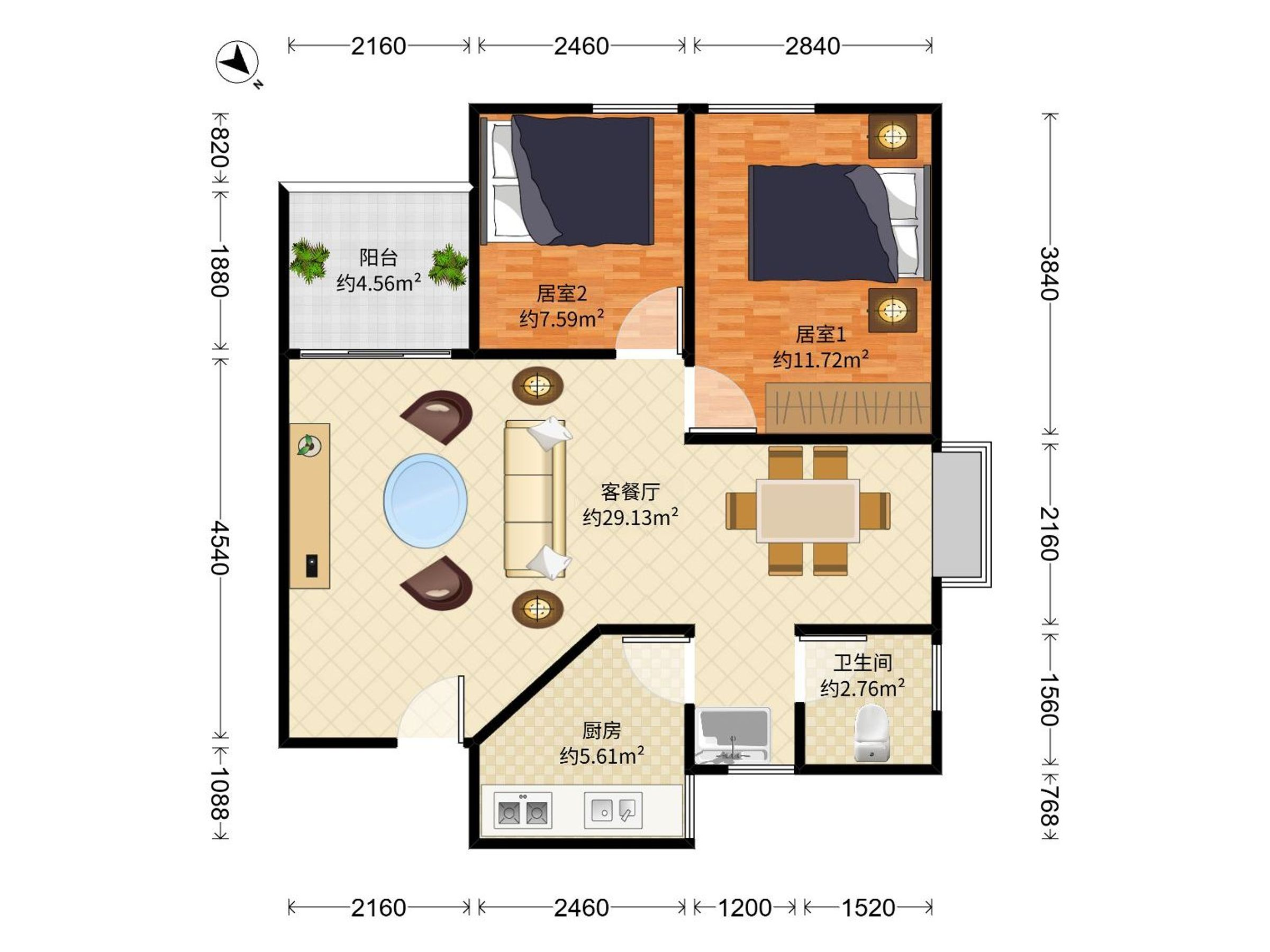龙泉花园户型图