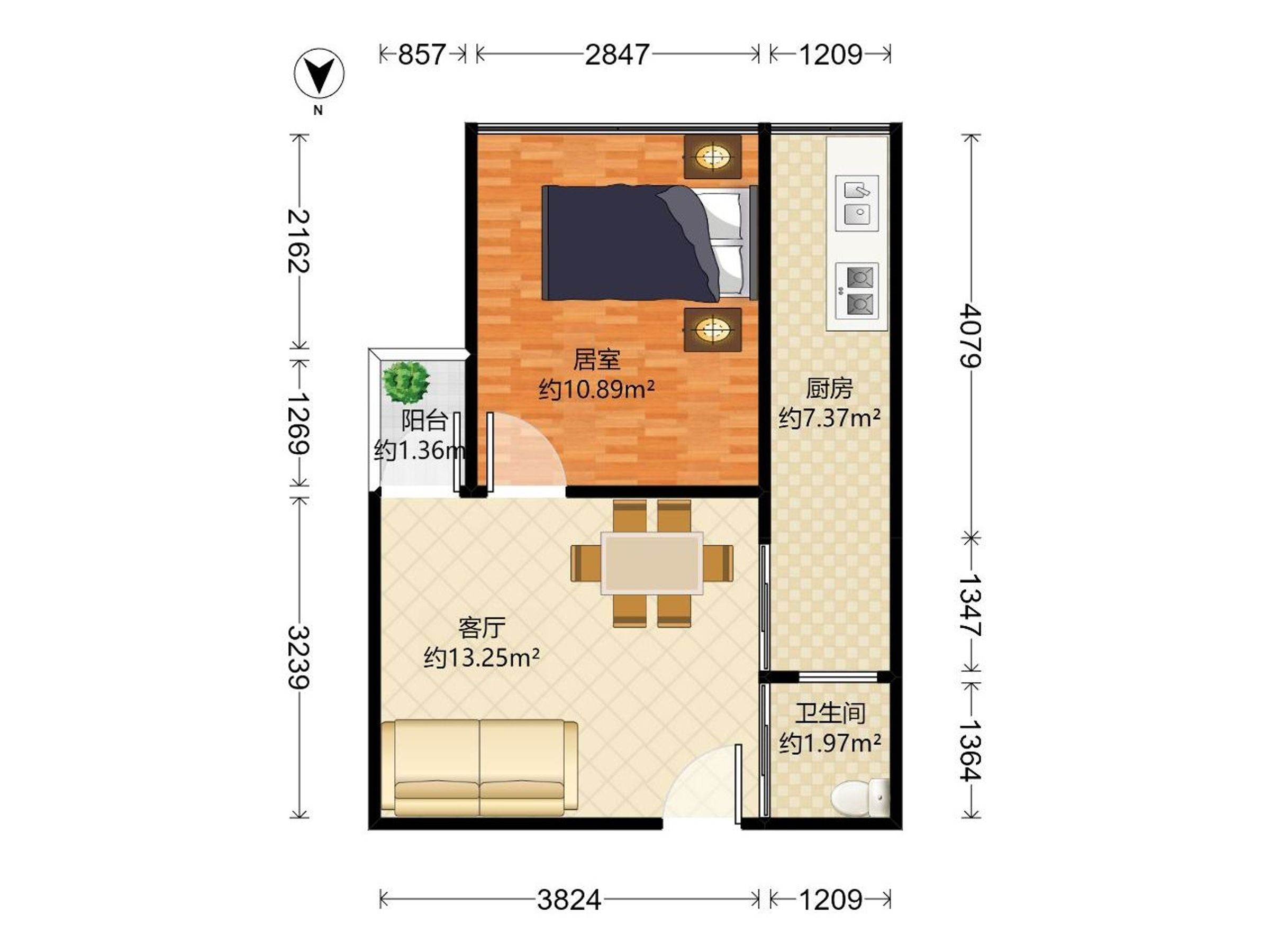 红桂皇冠户型图