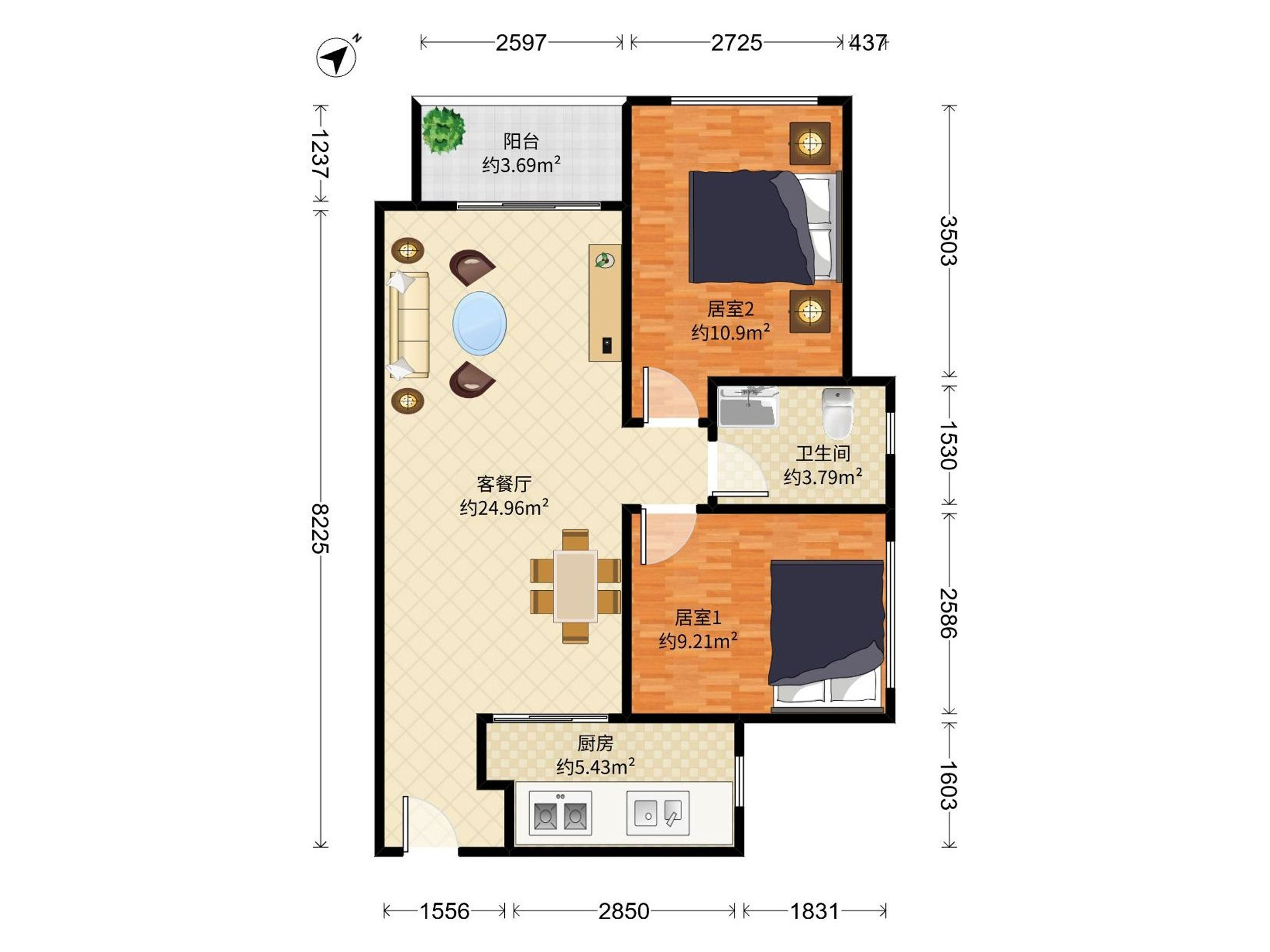 奥宸观壹城华府户型图