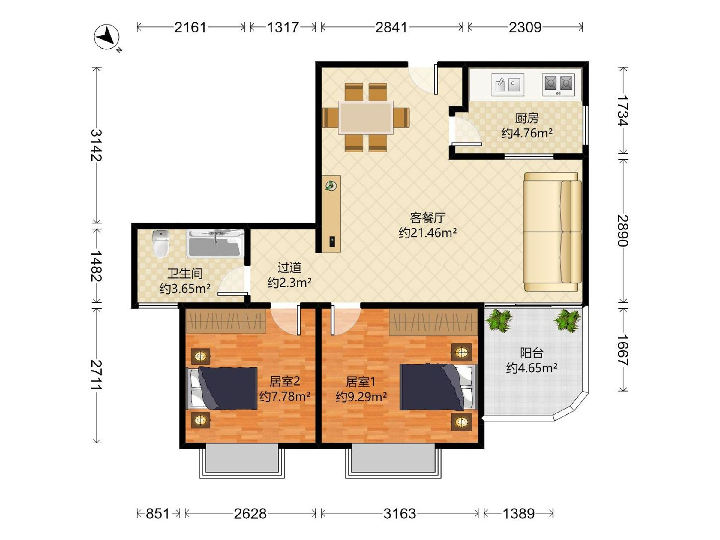 侨城豪苑户型图