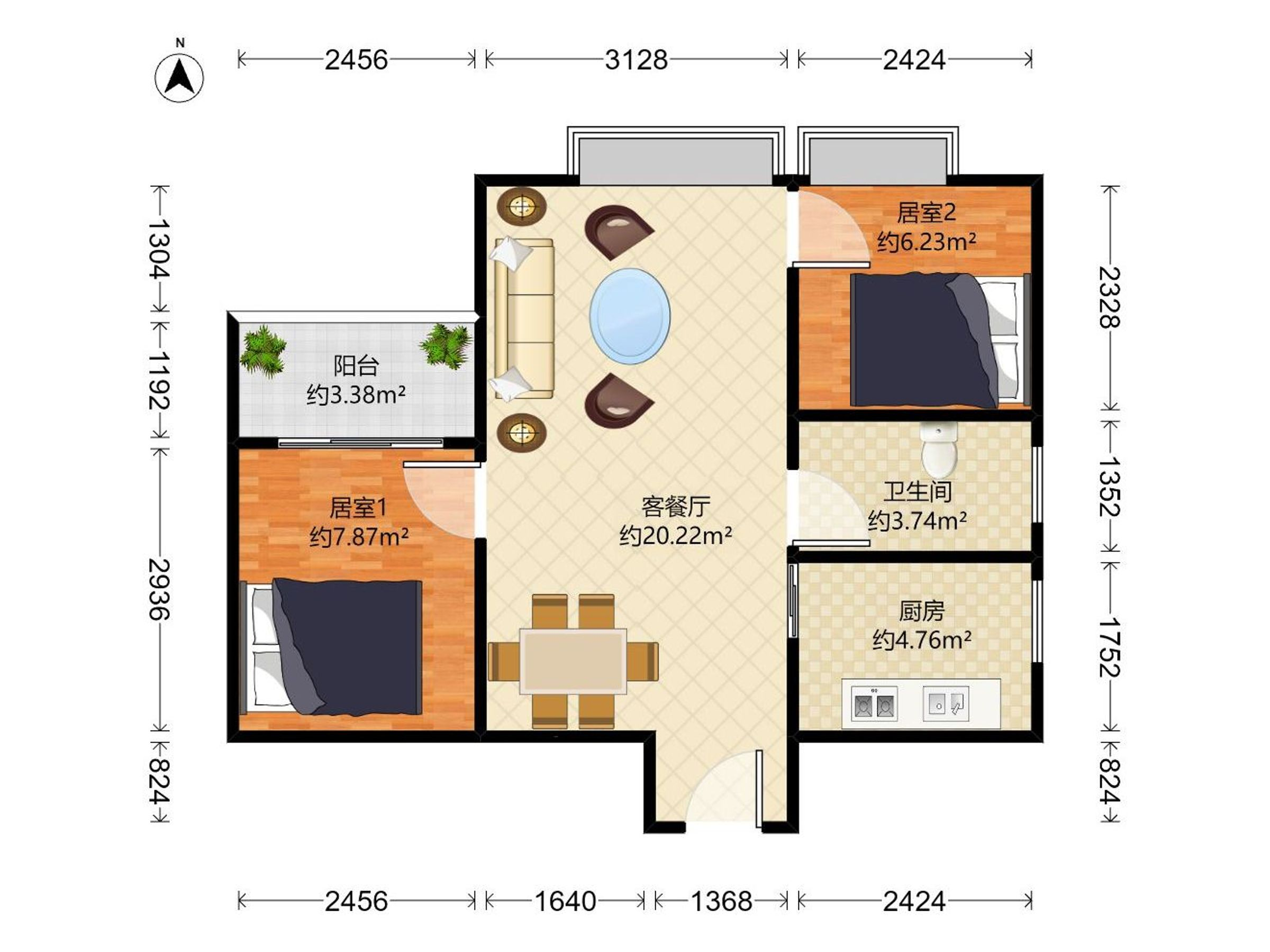 都市花园户型图