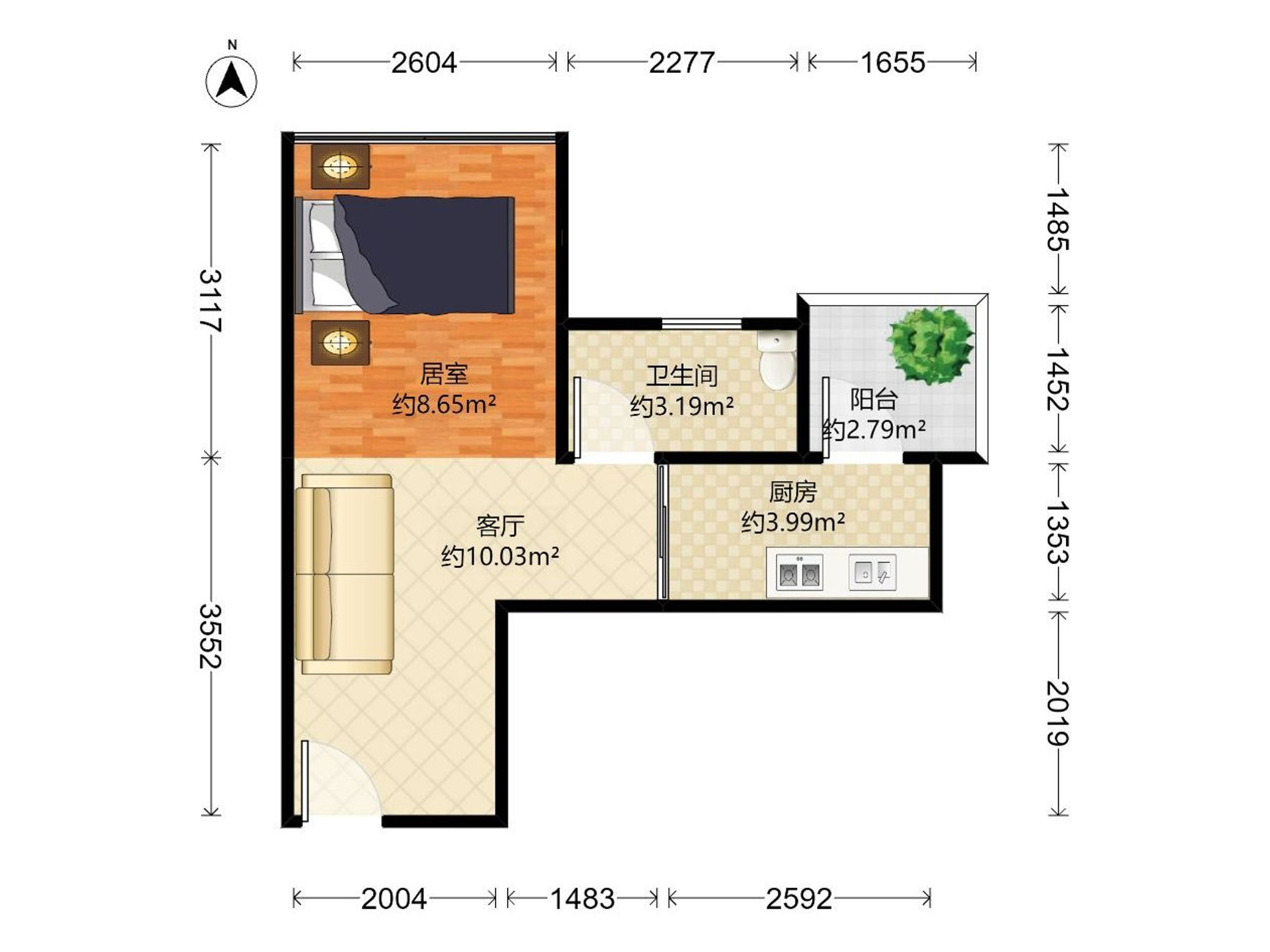 天宝物华户型图