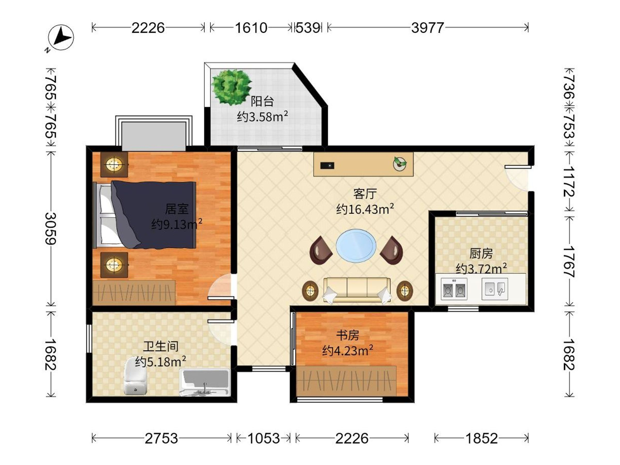 宝能太古城南区户型图