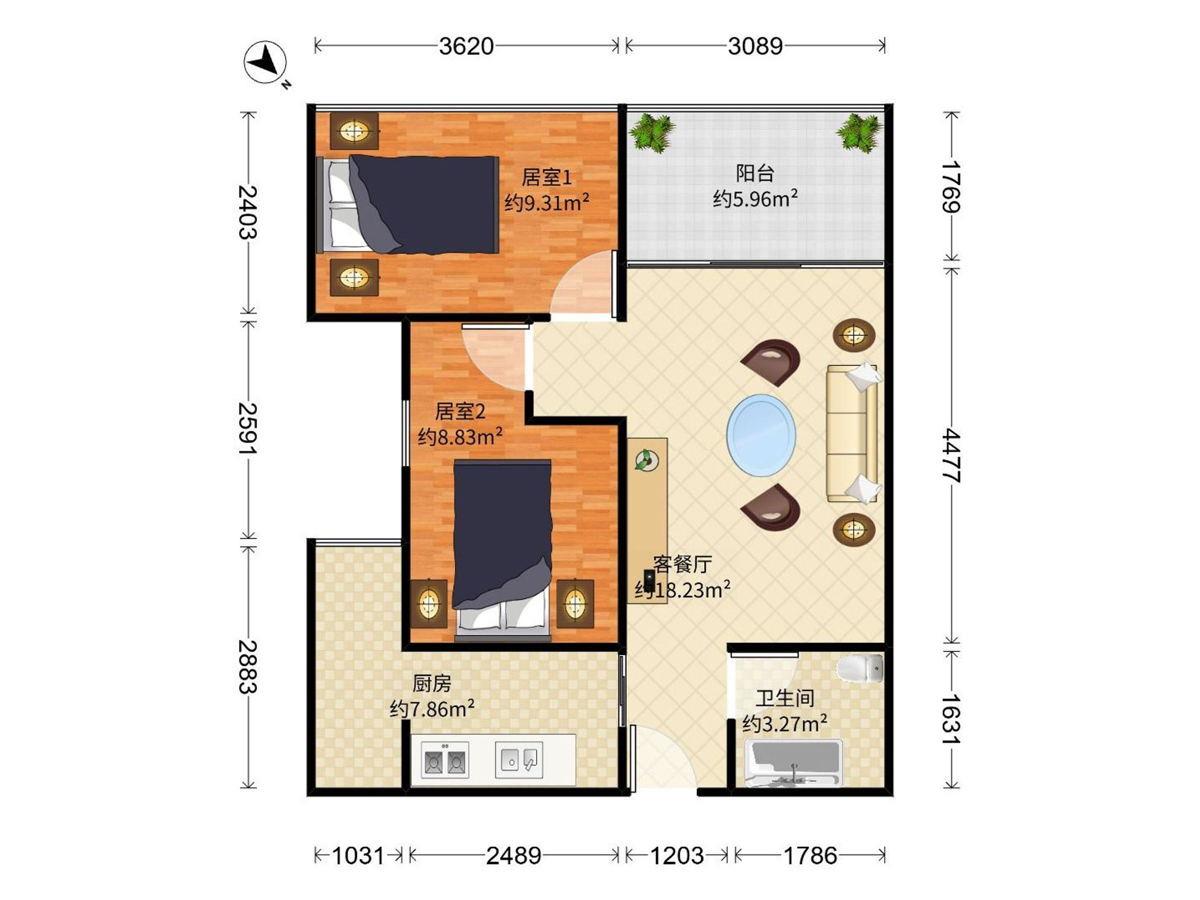 花样年花港家园户型图