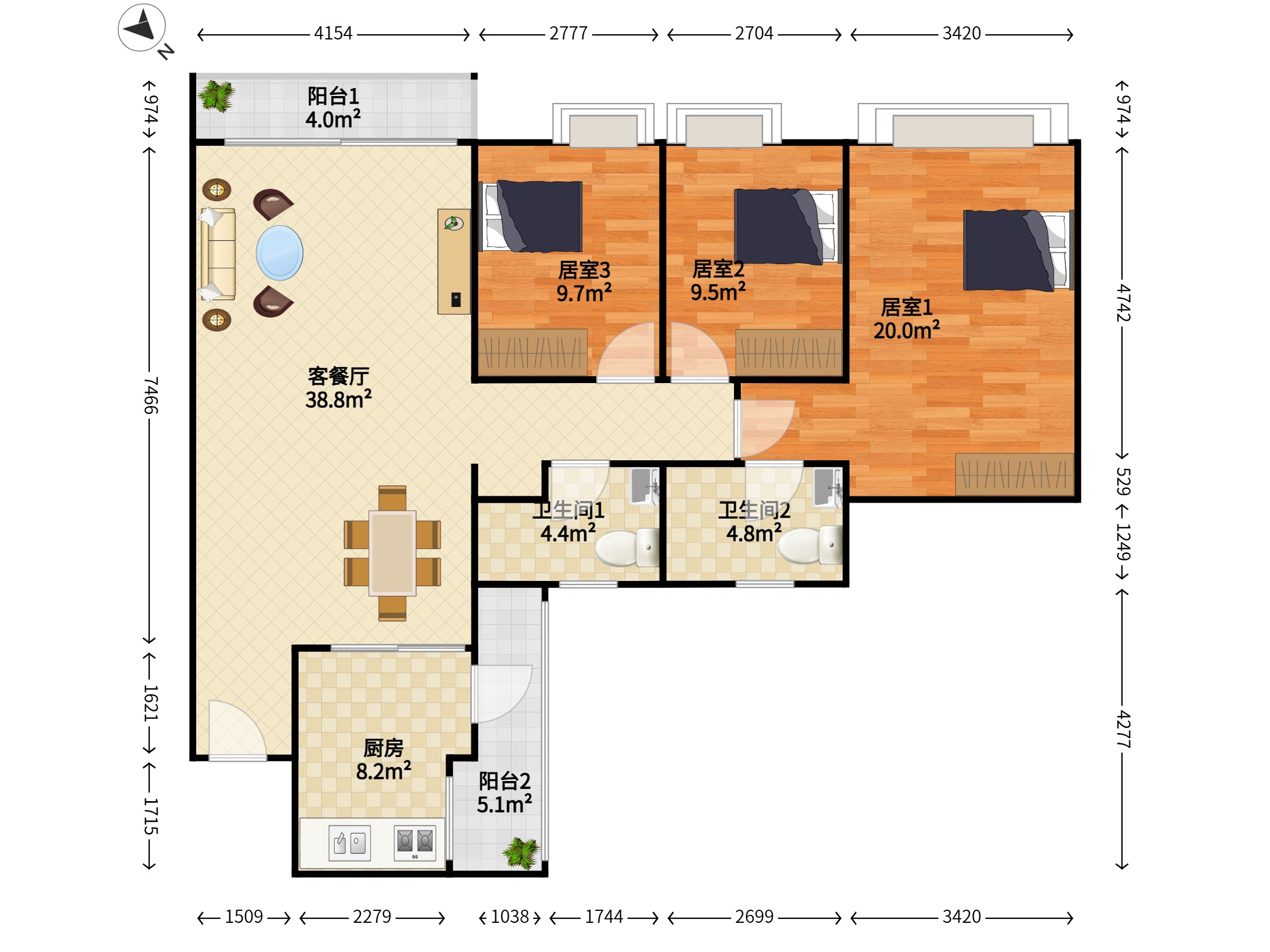 黄埔雅苑一期户型图