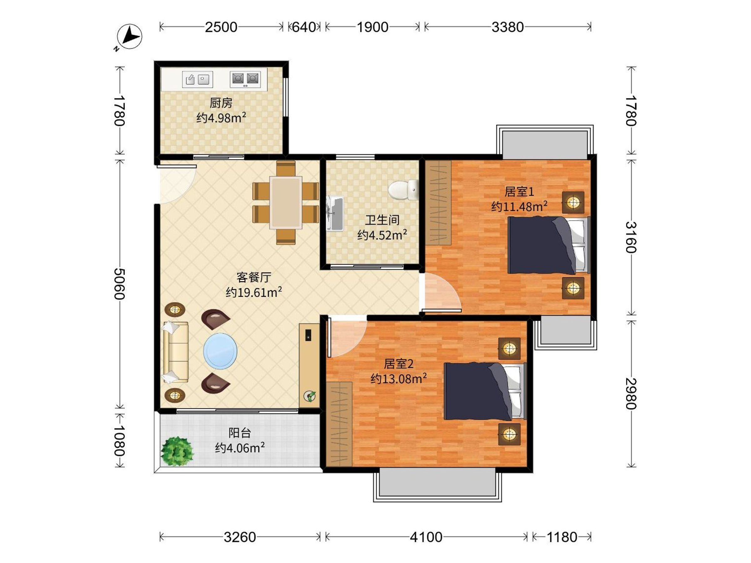 桃源居14区户型图