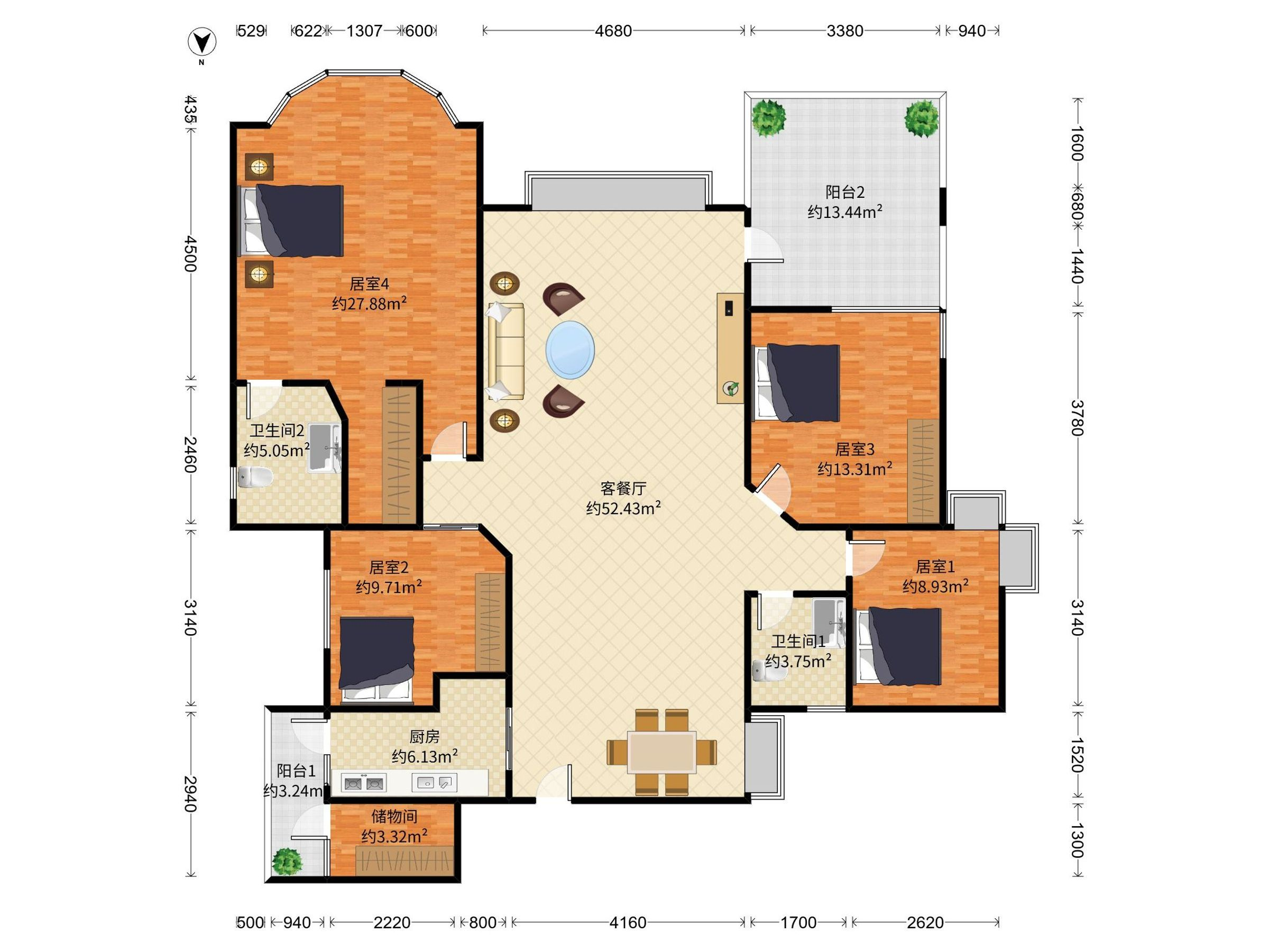 港湾丽都5房诚心卖