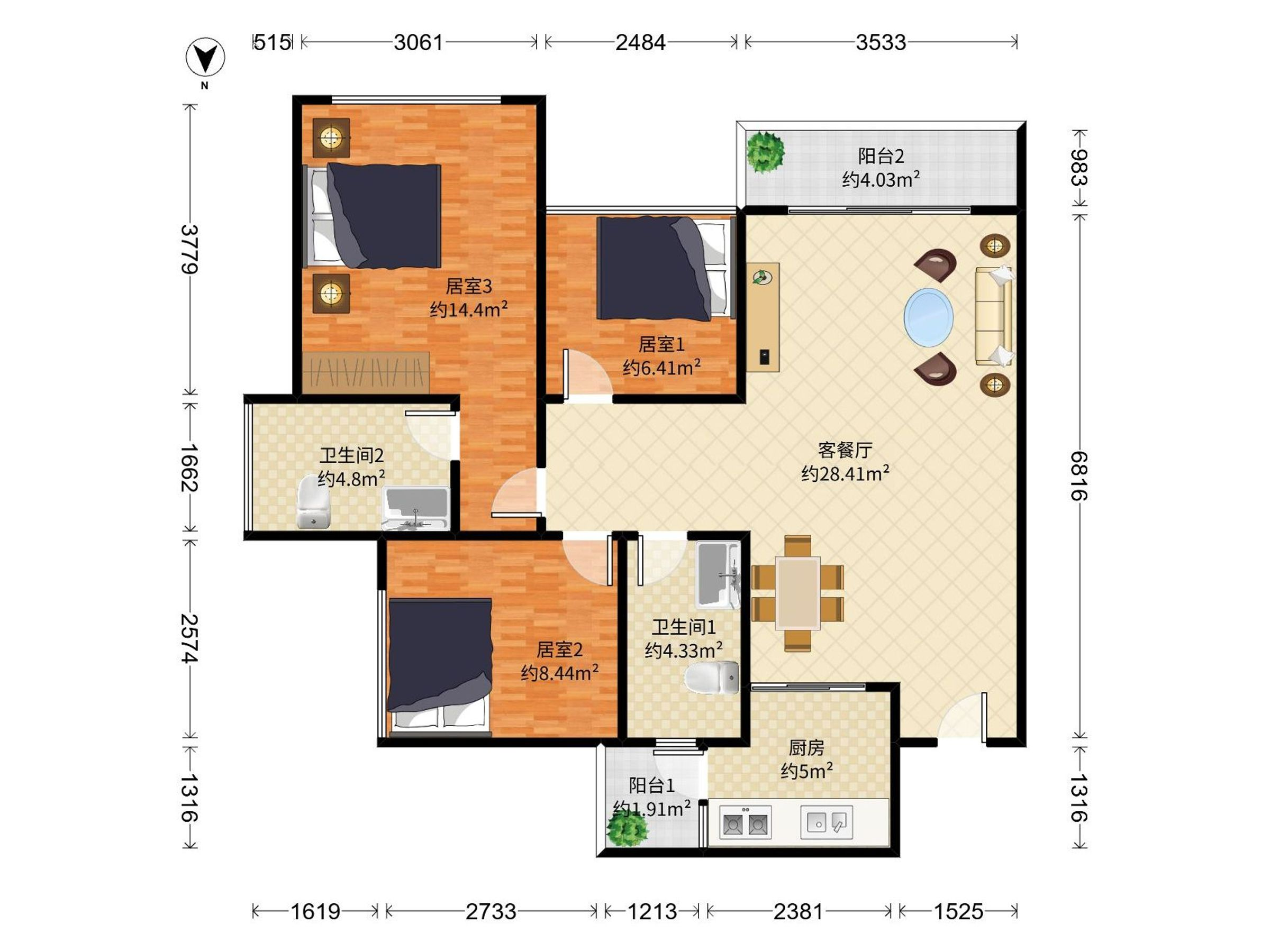 小区环境优美，绿化率高，大花园社区