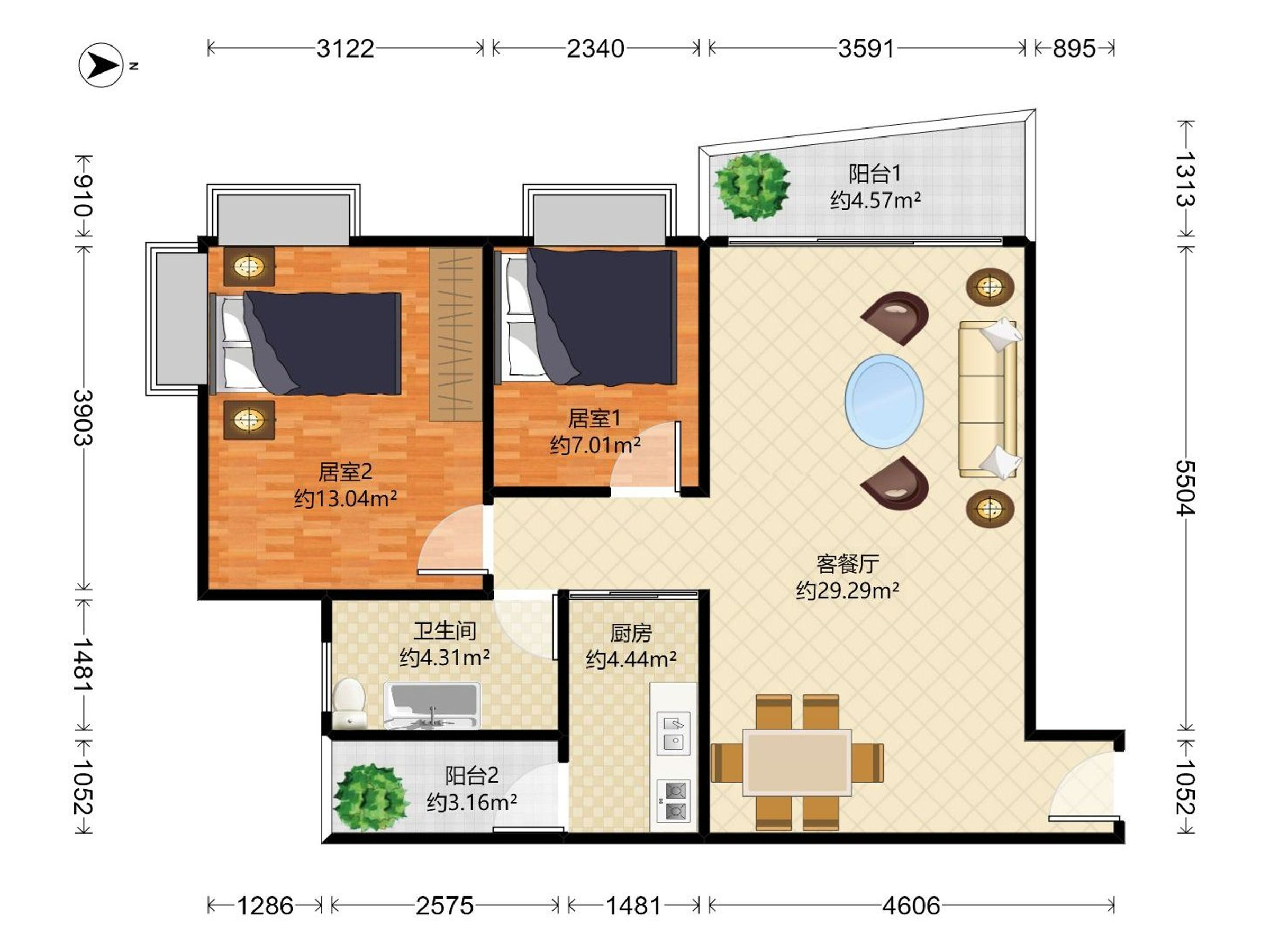 翠拥华庭一期户型图