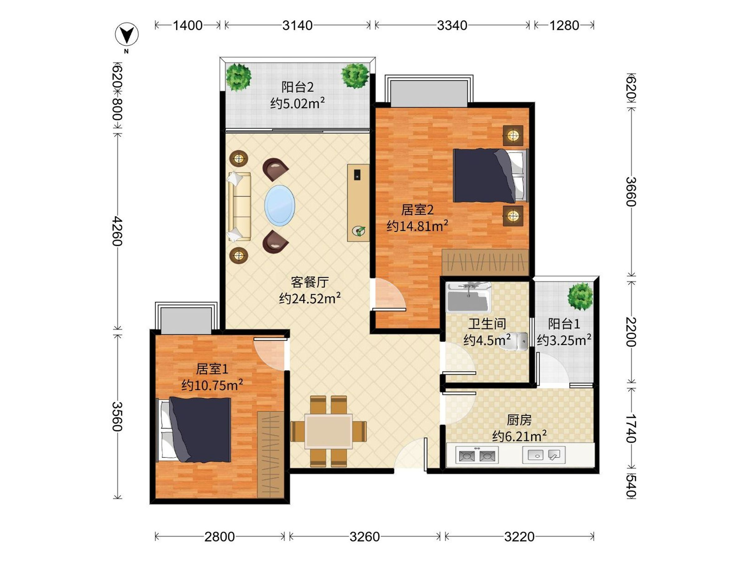 星际豪庭户型图
