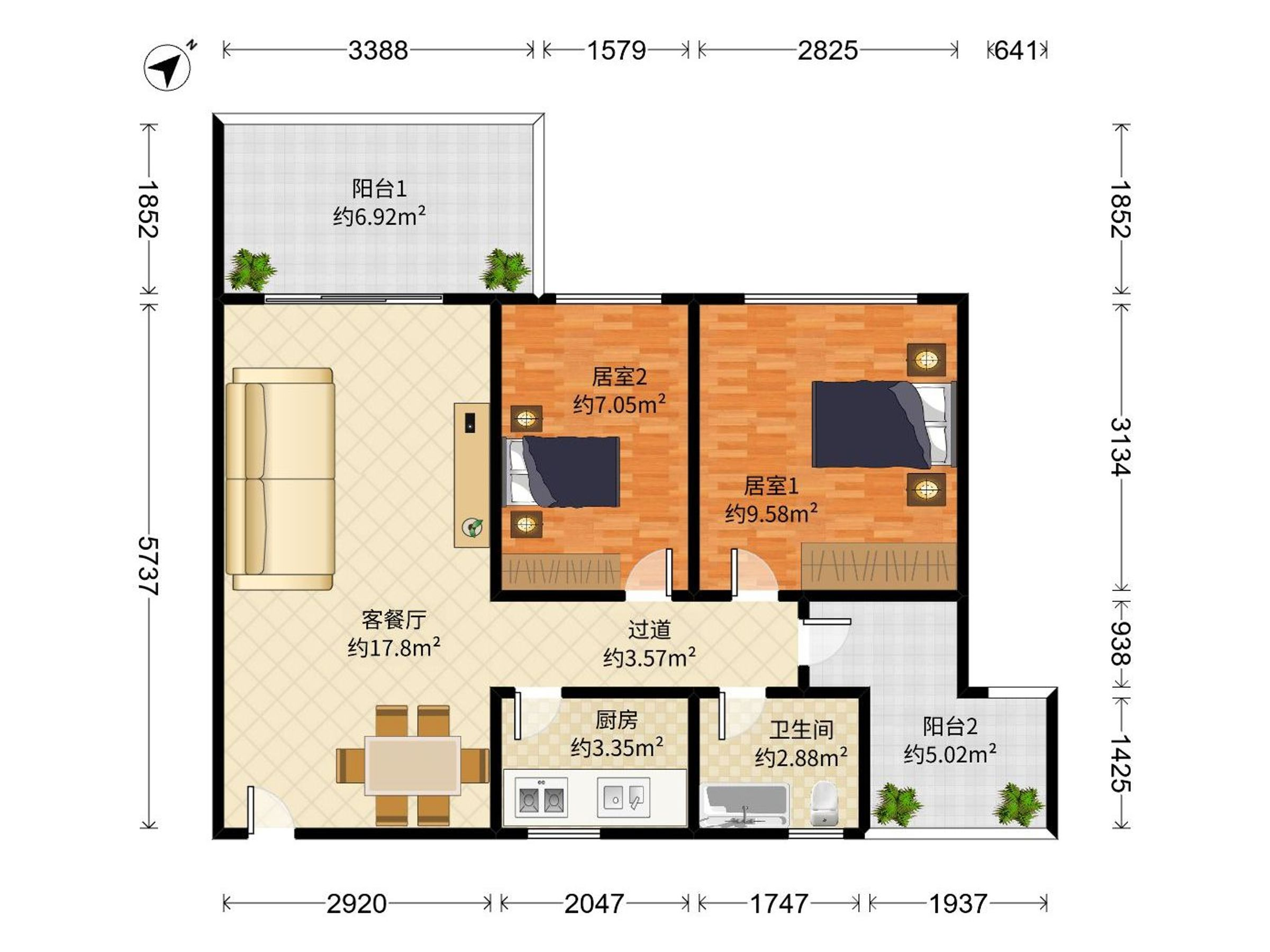 花样年花郡家园户型图
