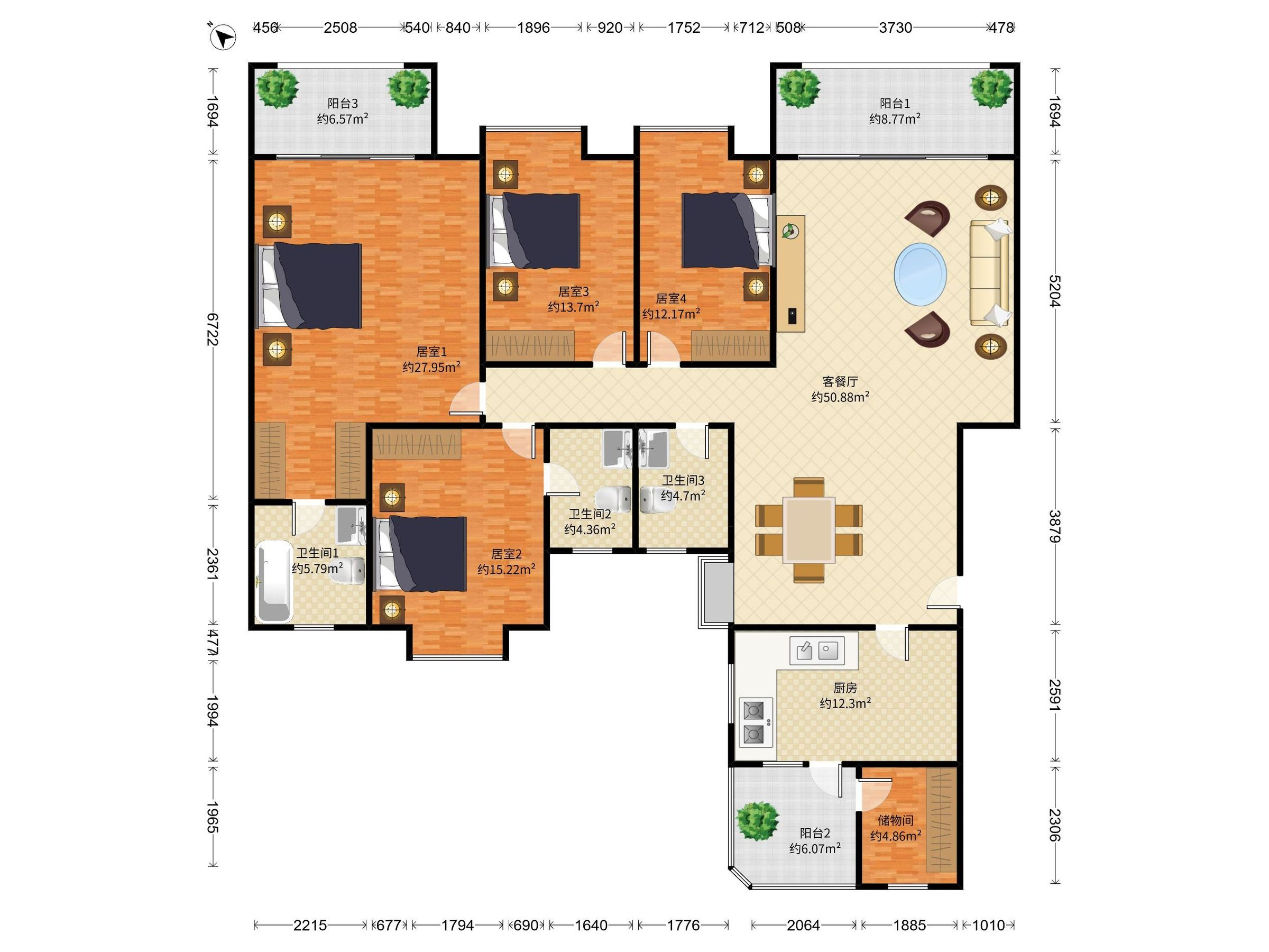 东区核心地段精美五房