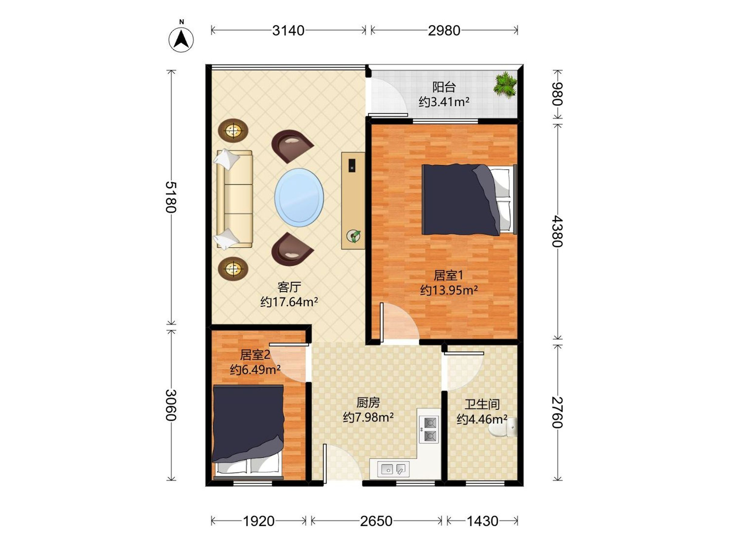 业主诚心出售，福田CBD花园小区，石厦中小旁