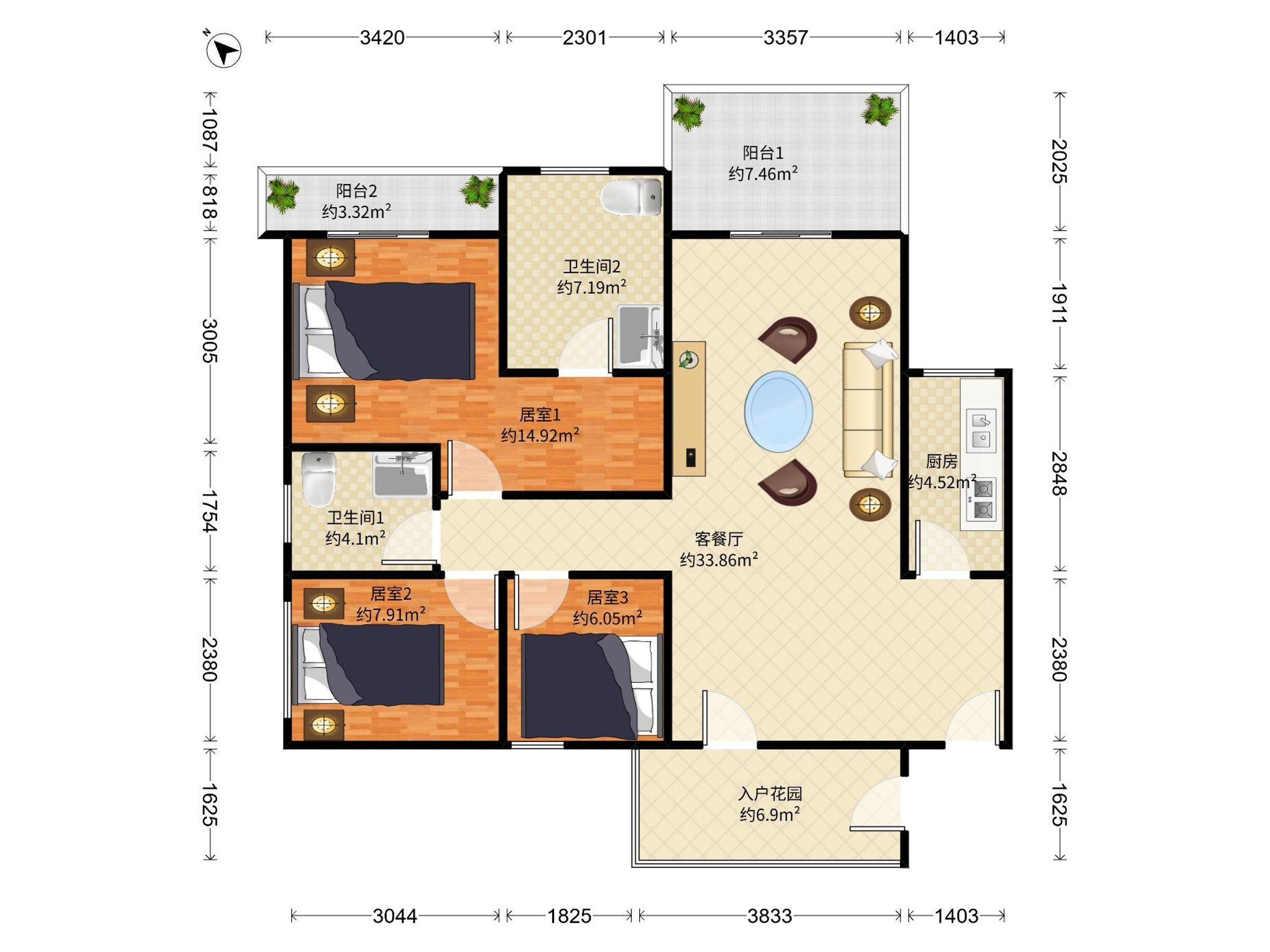 万科东海岸一期，中楼层，车位充足，带地面花园，业主诚心出售，随时看房！