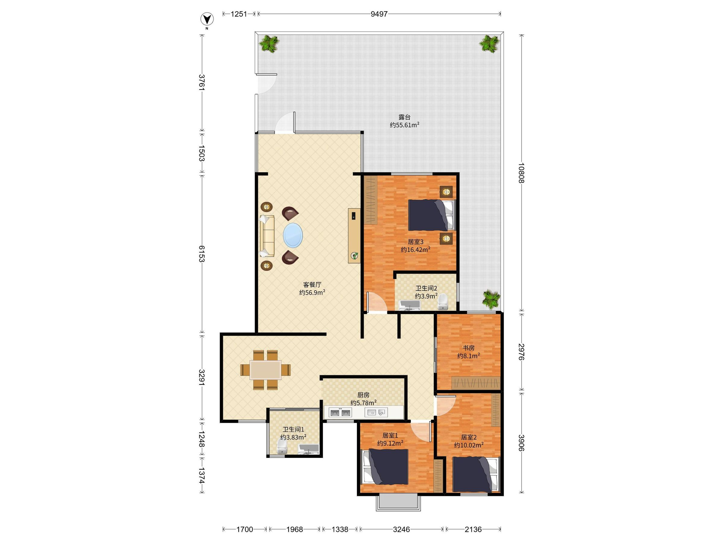 福园私家小院，业主诚心出售！