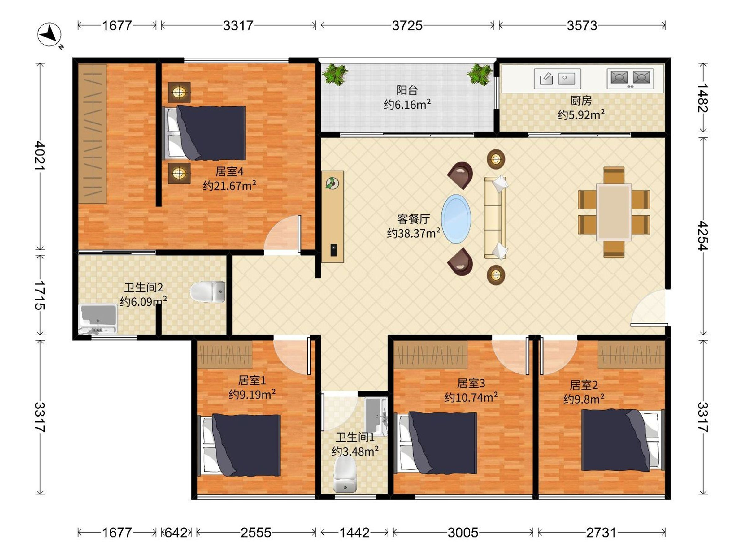 衣帽间特殊户型！