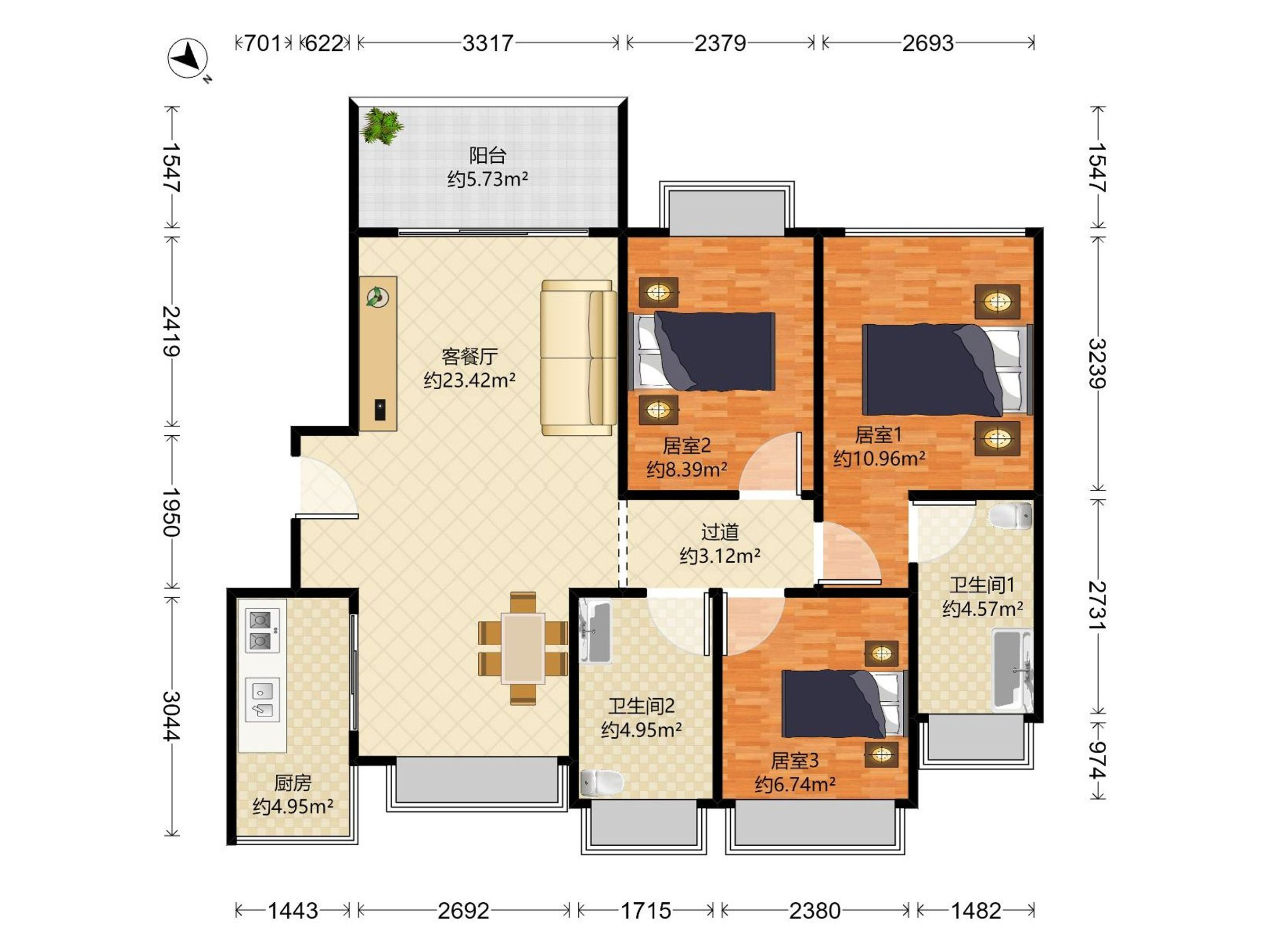 中粮天悦壹号精装