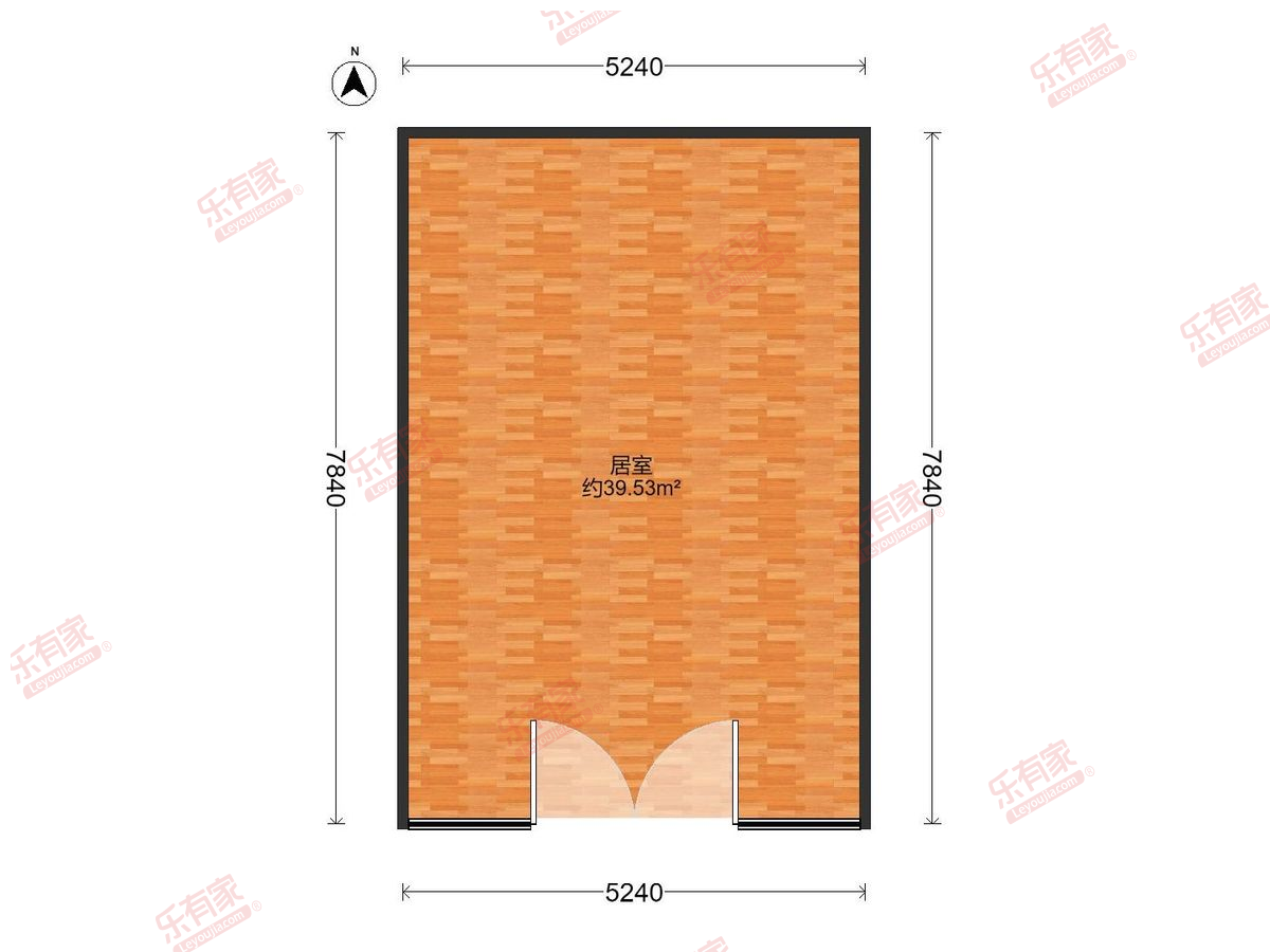 星河珑府 1房0厅0卫0厨0阳39.57m² 西