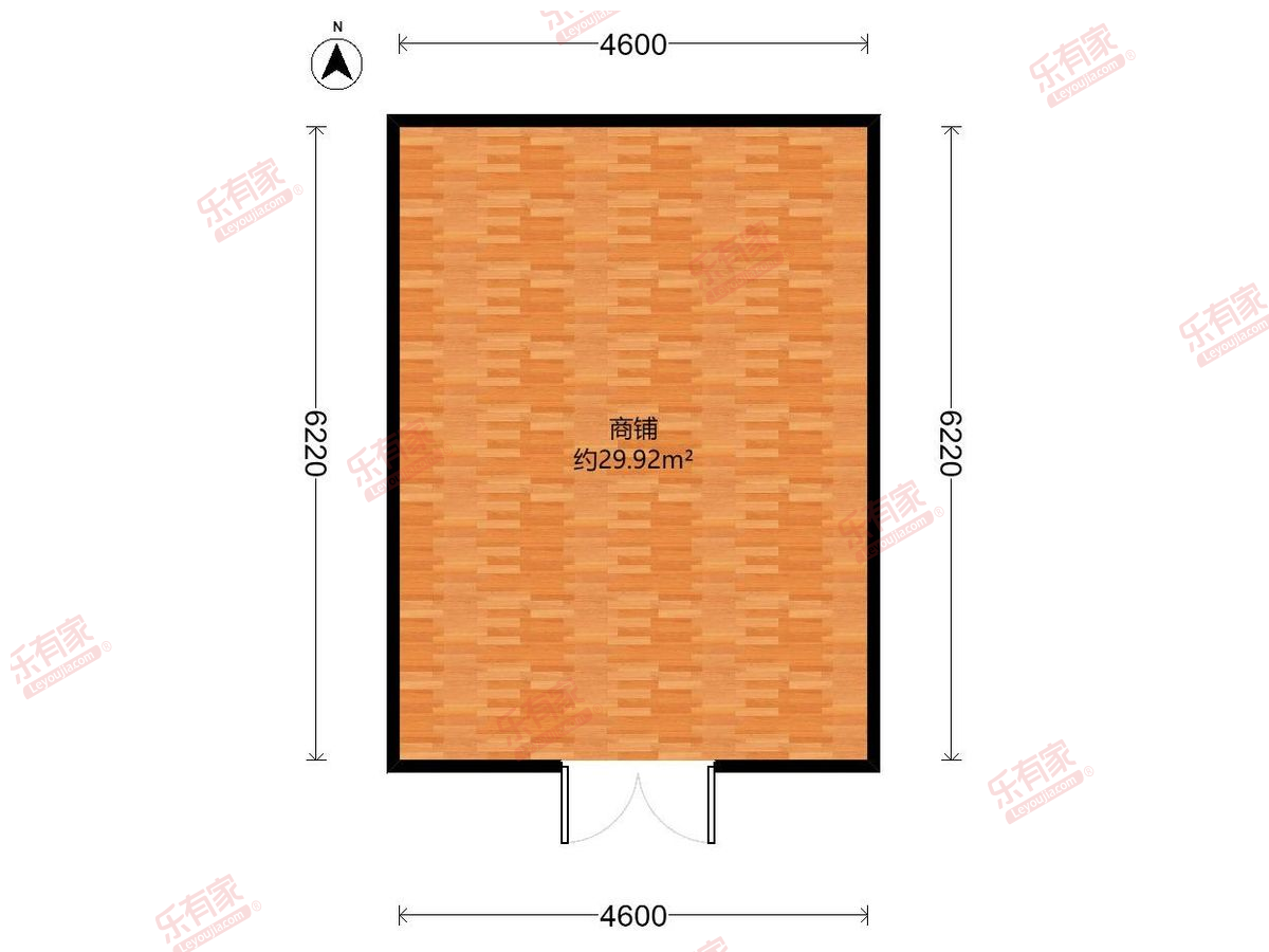 福源花园 1房0厅0卫0厨0阳38.06m² 南