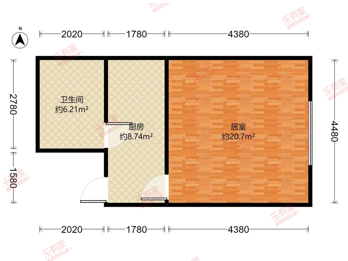 河南岸公园小区户型图