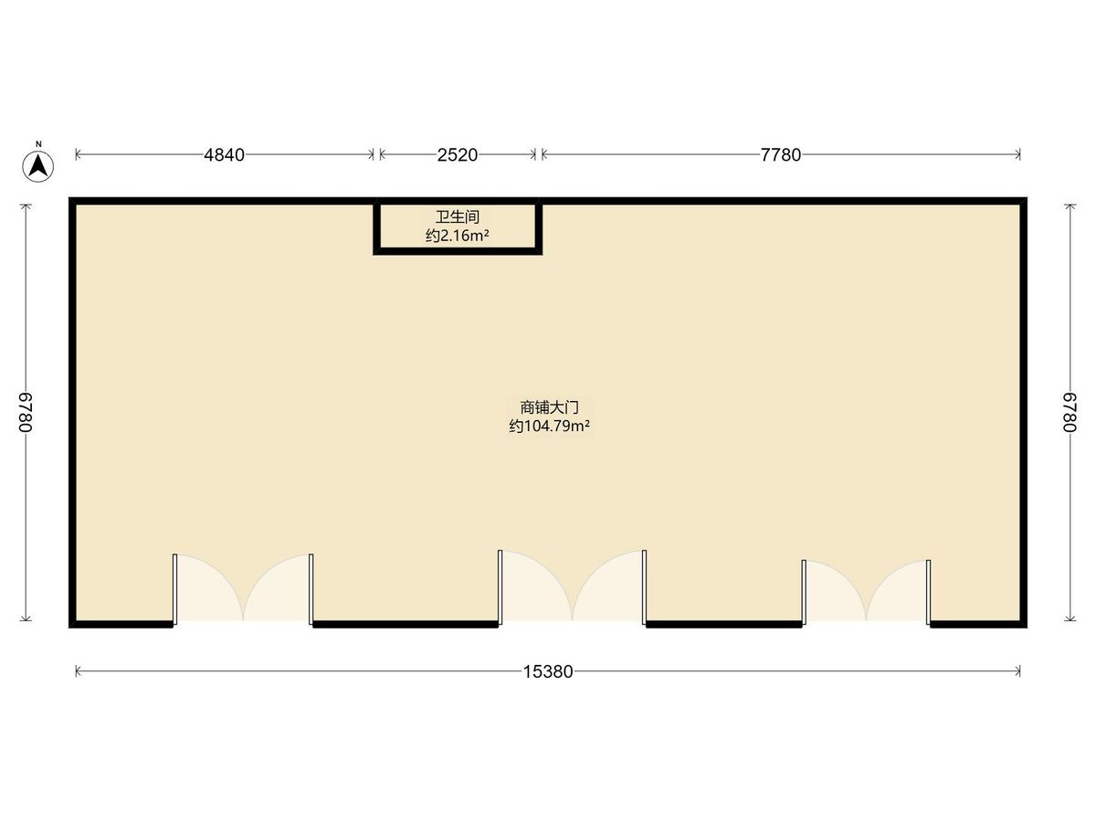 中航格澜花园 商铺 153㎡