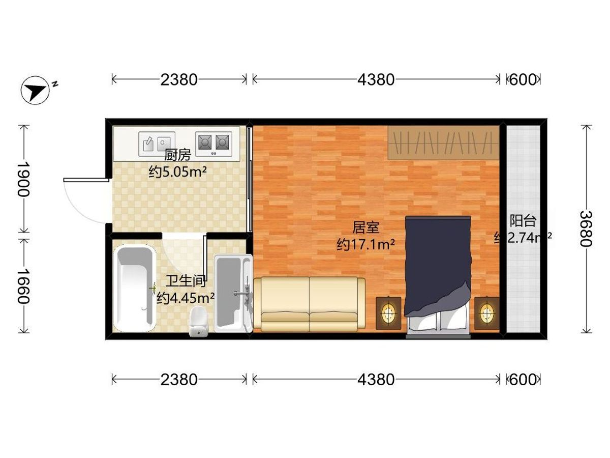 星河天地四期户型图
