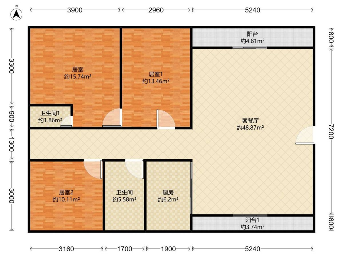 新力城三期户型图