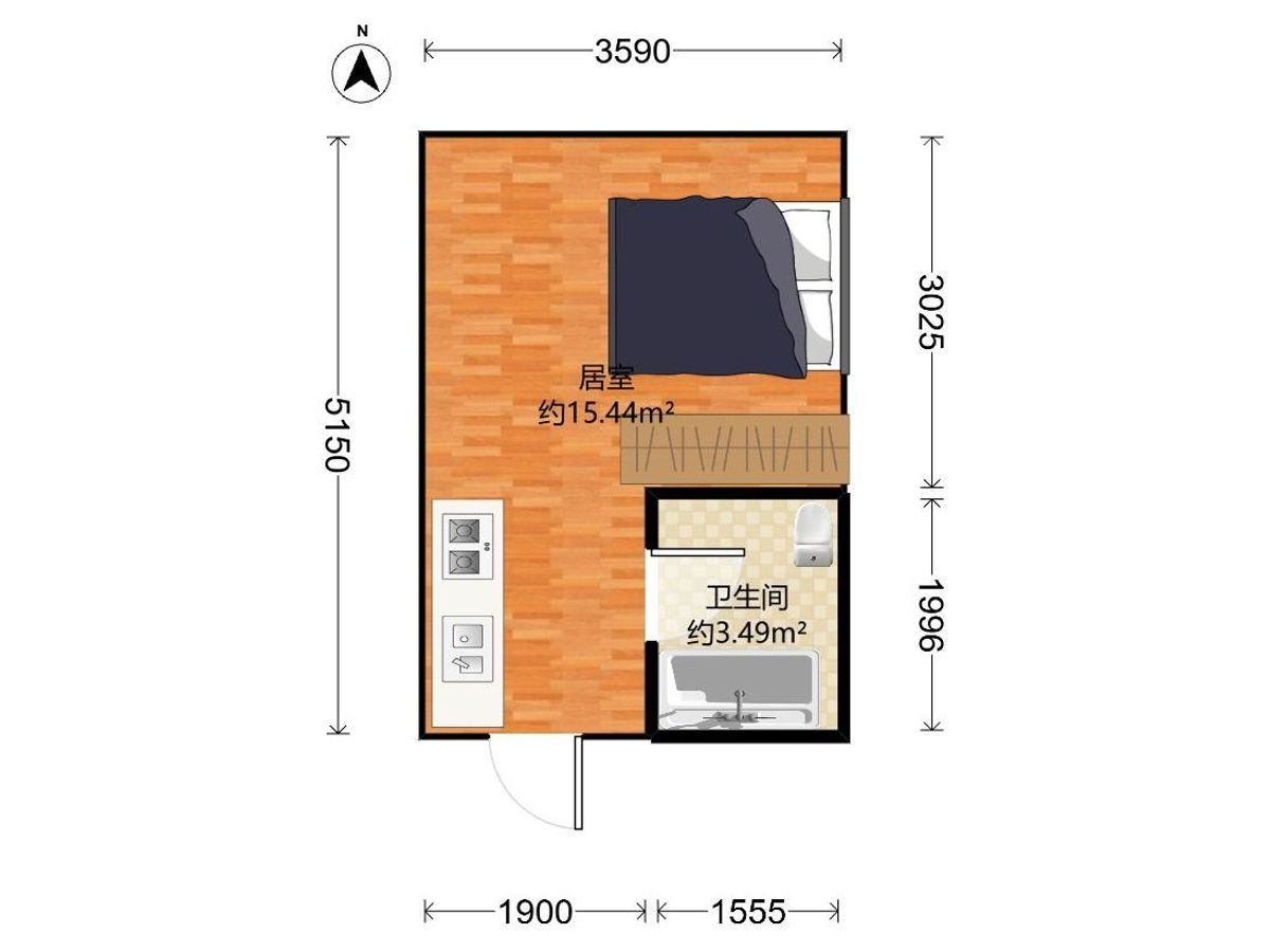 高岭地精品公寓户型图