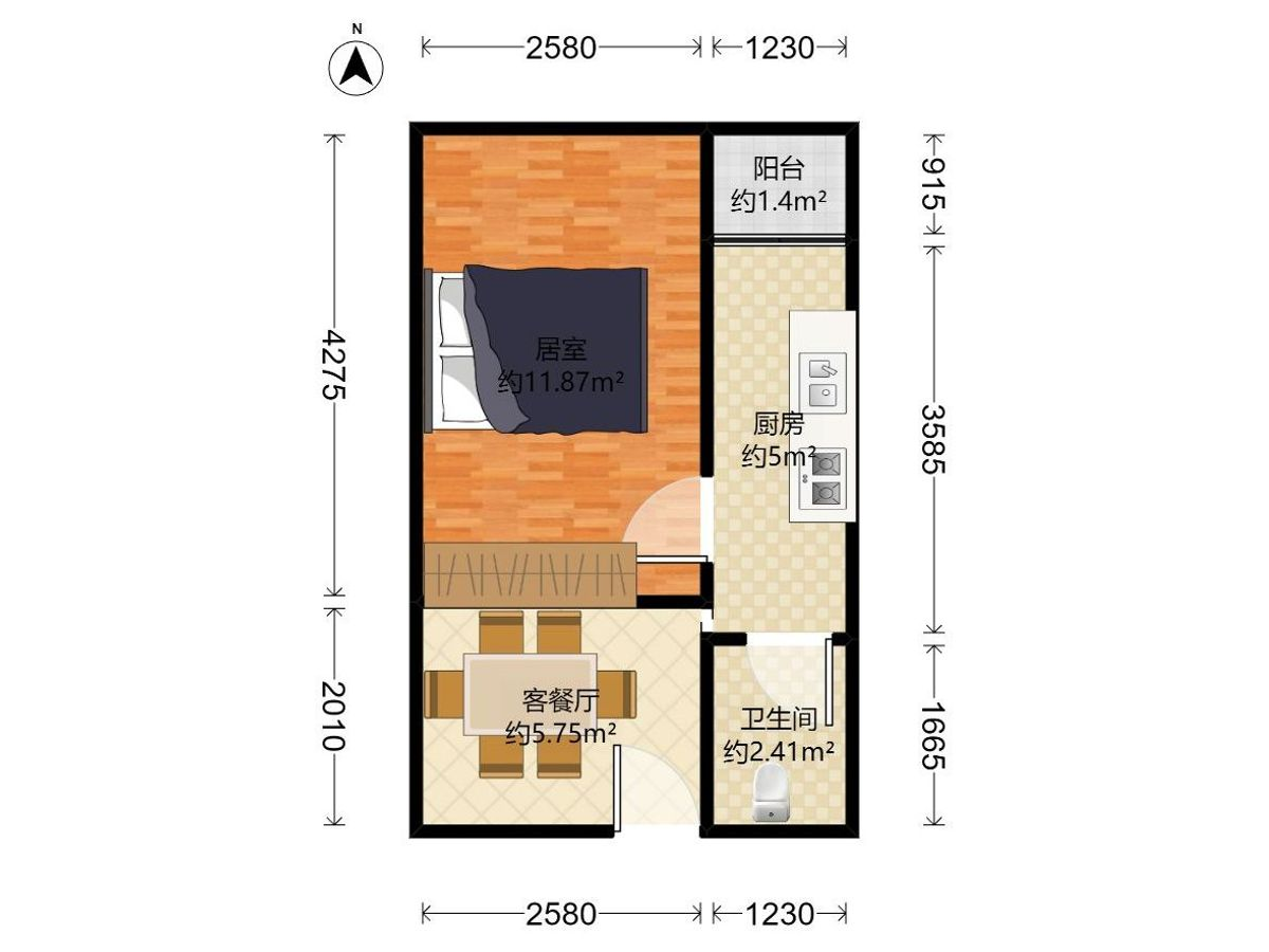 大众公寓户型图