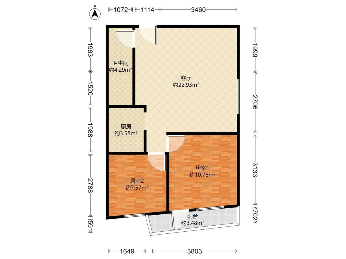 大东路，两室，价格便宜，刚需上车