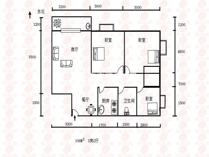 城市绿兴户型图