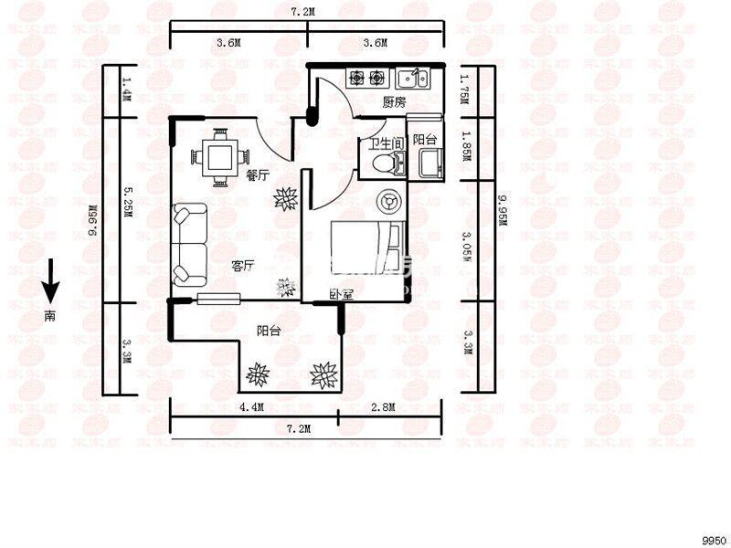 山水名人花园户型图