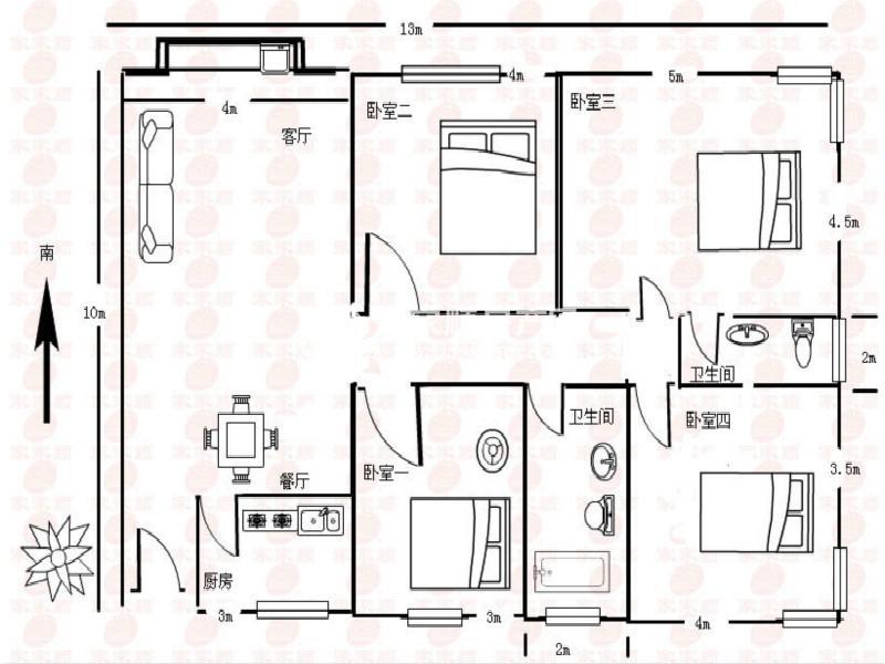 梅林苑户型图