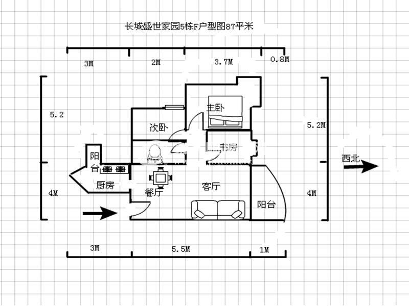 长城盛世家园二期户型图