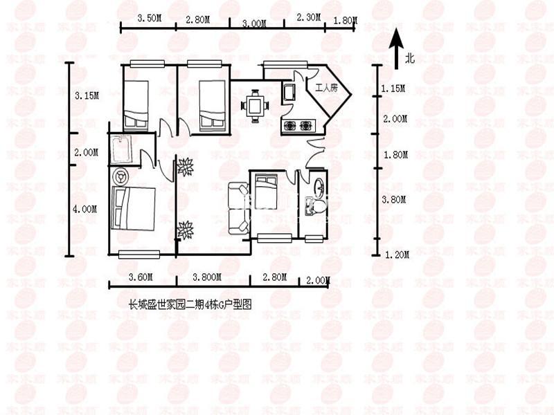 长城盛世家园二期户型图