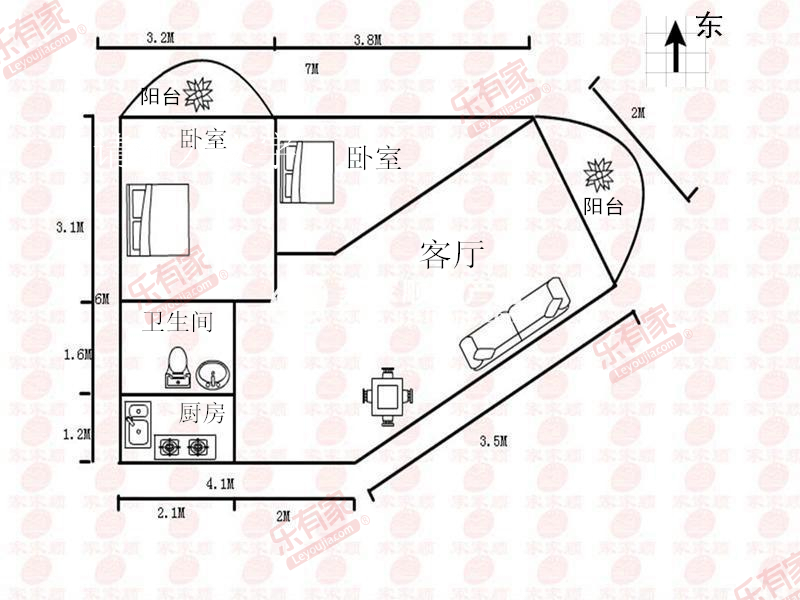 大信大厦户型图