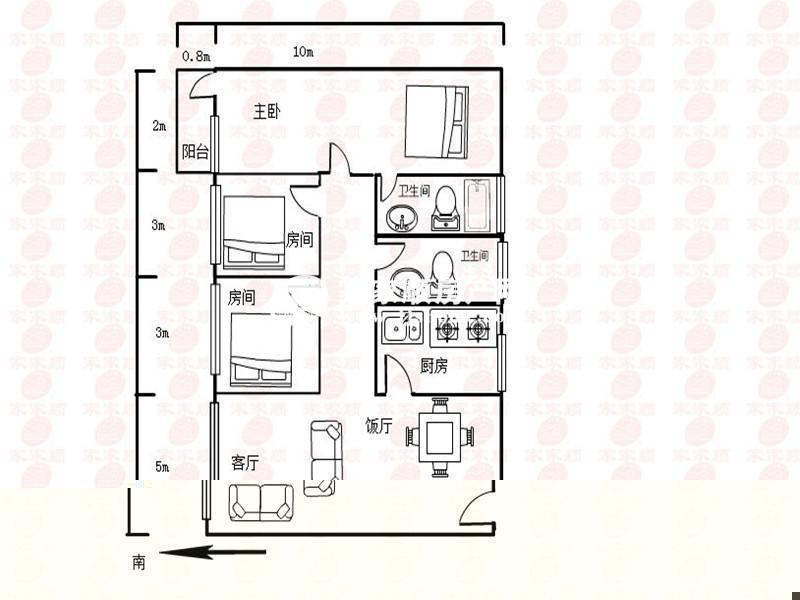 山水居 3房2厅2卫 127㎡-佛山山水居二手房