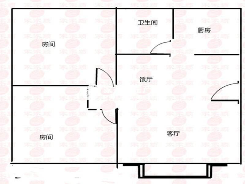濠东小区银苑村户型图