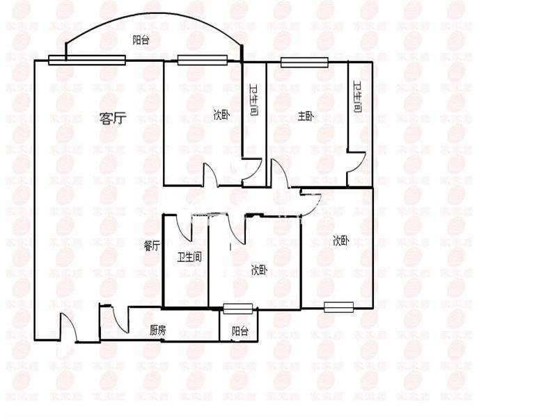 金斗湾畔花园户型图